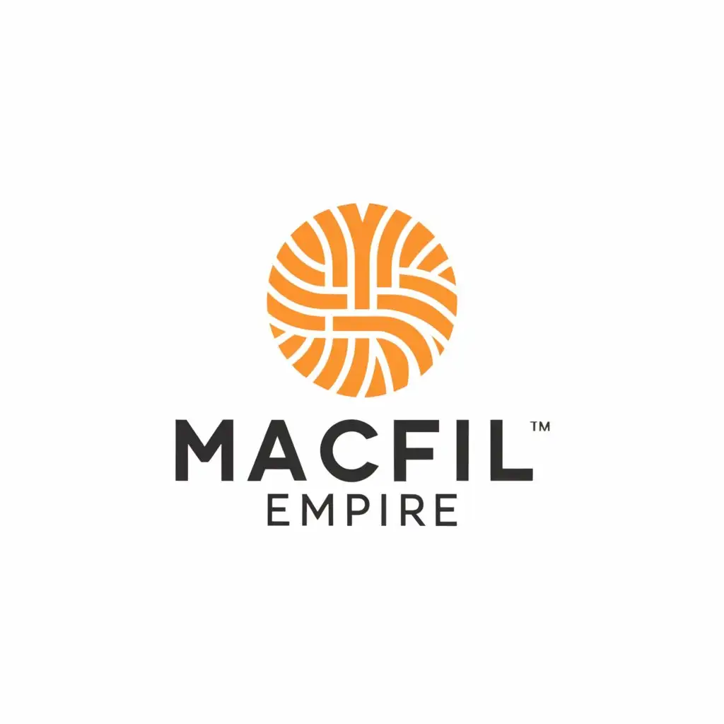 a logo design,with the text "MACFIL EMPIRE", main symbol:DAWN,Moderate,clear background