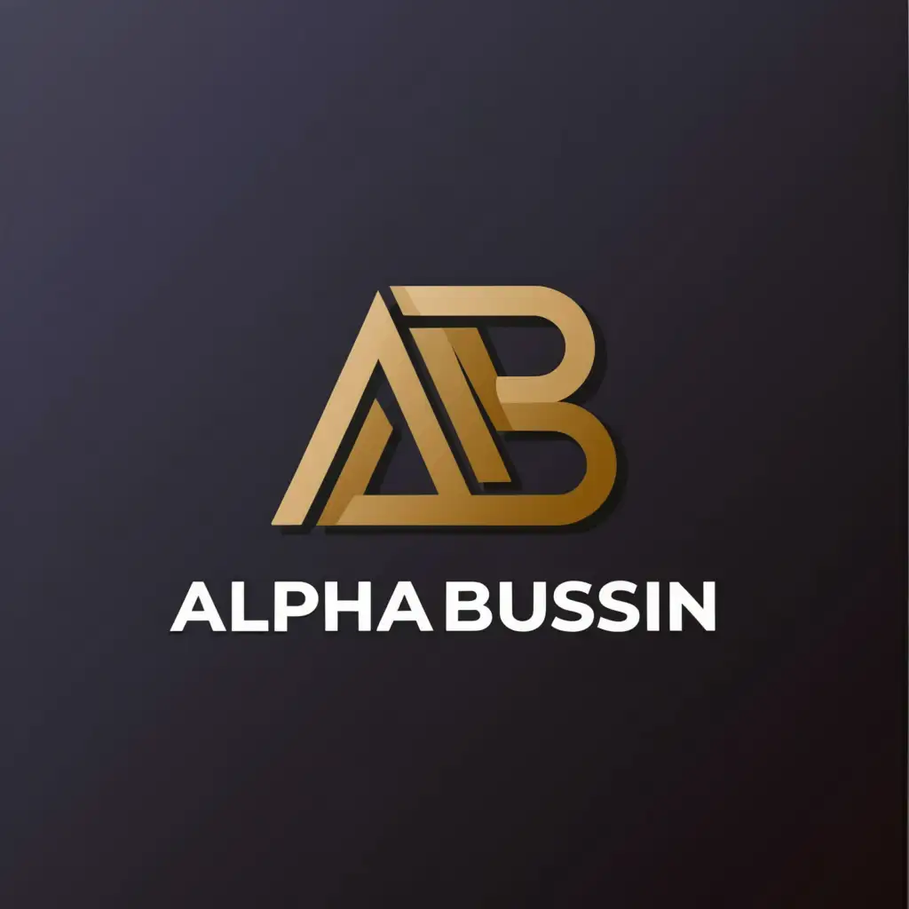 LOGO-Design-For-ALPHA-BUSSIN-Modern-AB-Symbol-on-Clear-Background