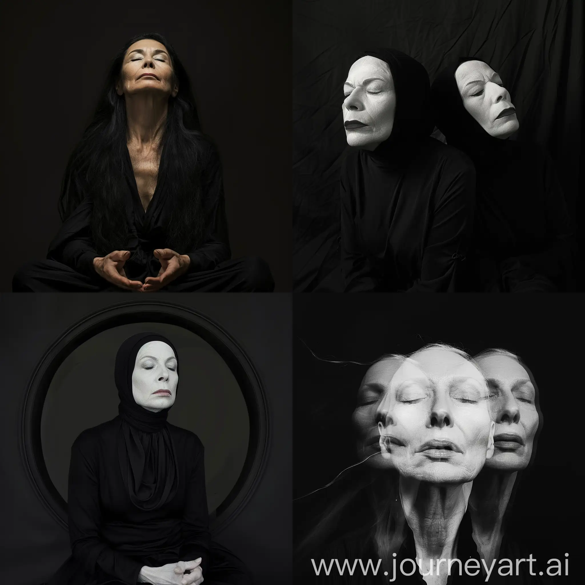 Contemporary-Art-Photography-Abstract-Interpretation-in-the-Style-of-Marina-Abramovic