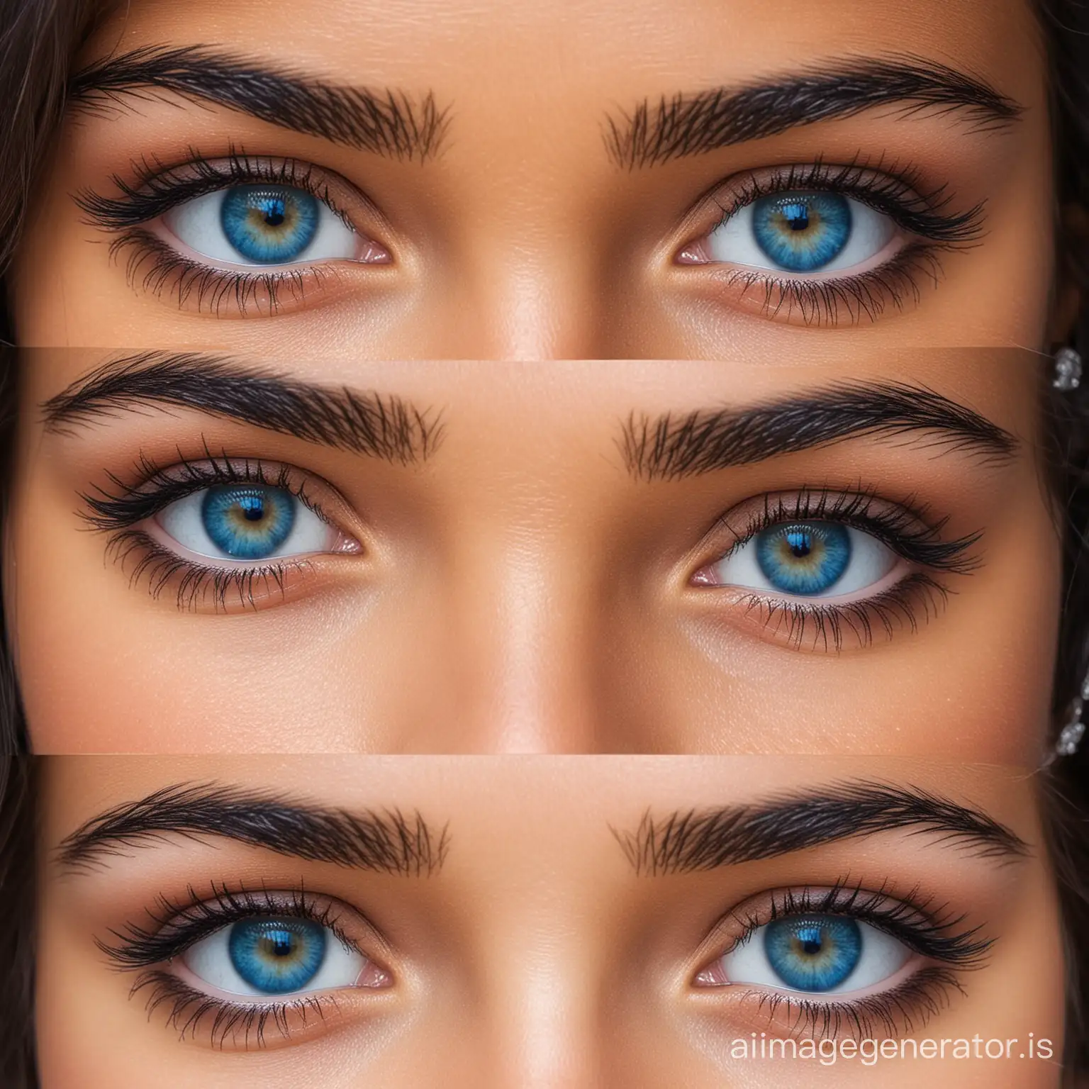 4 Beautiful Latino Girls with the Beautiful Eyes, Deep Eyes, Blue Eyes, Ocean Eyes