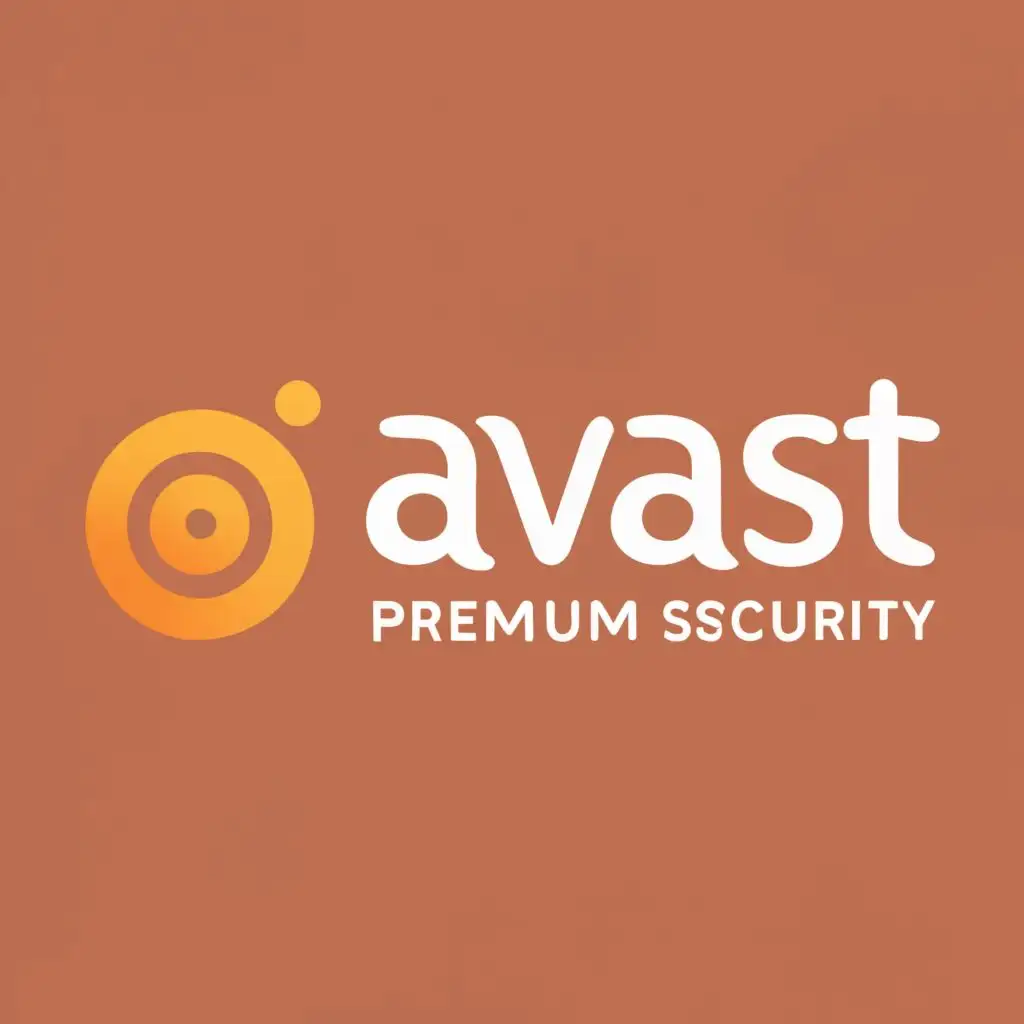 logo, Avast Premium Security, with the text "Avast Premium Security", typography