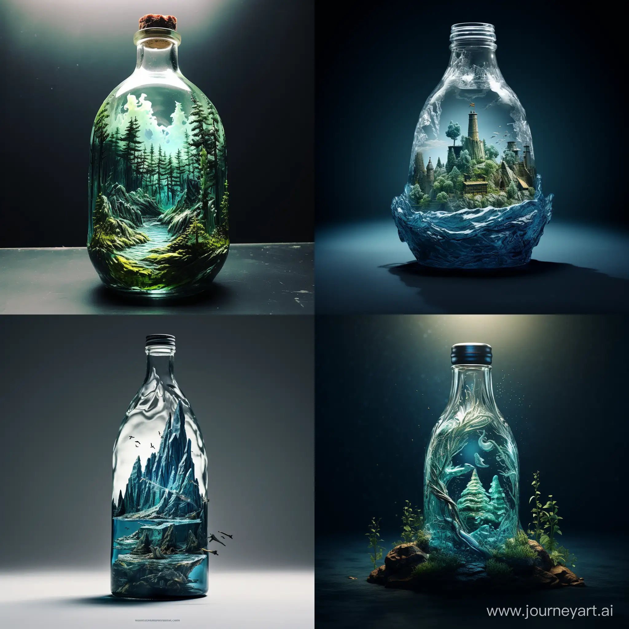 Clear-Water-Bottle-on-Reflective-Surface