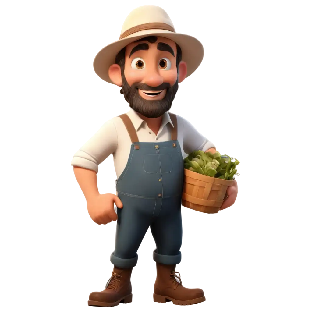 Cartoon-Male-Farmer-PNG-Vibrant-Illustration-of-a-Farmer-in-Classic-Cartoon-Style