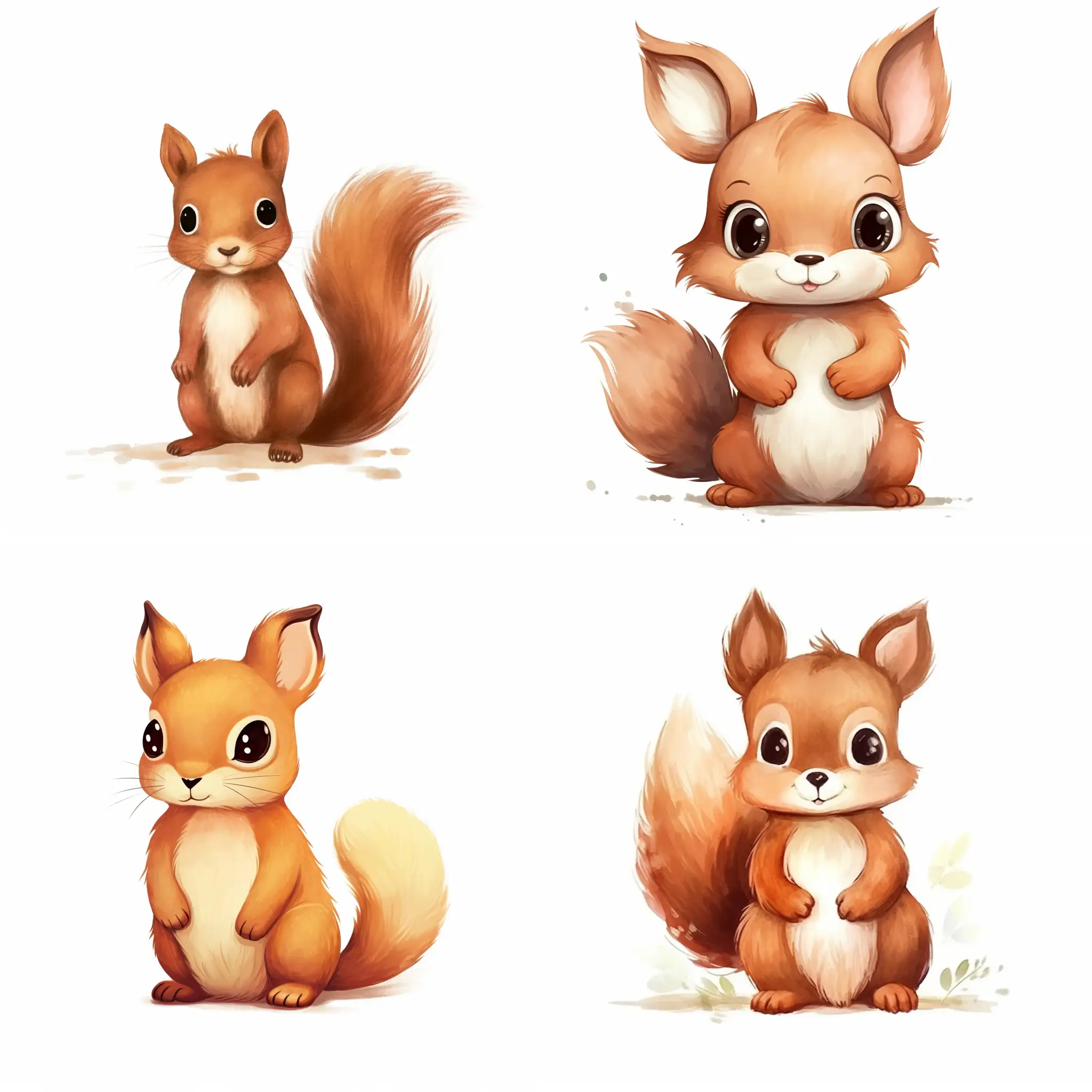 Adorable-Minimalist-Woodland-Squirrel-Whimsical-Nursery-Clip-Art