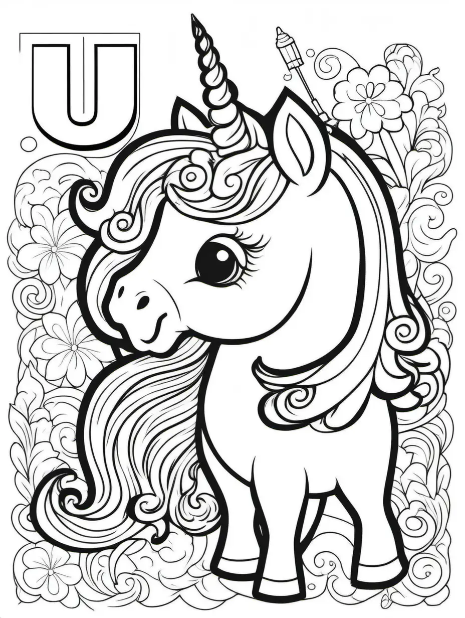 Magical Unicorn Coloring Book for Kids