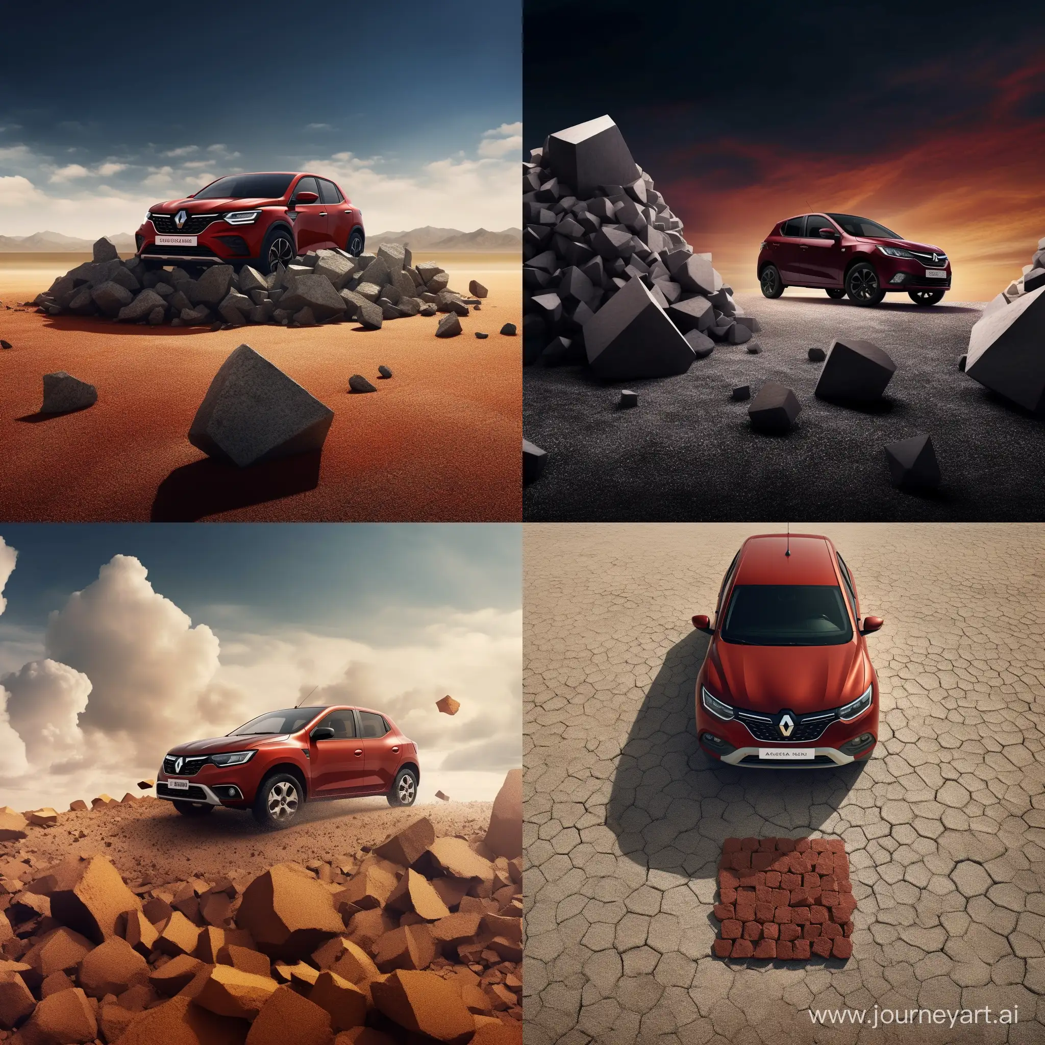 Renault-Sandero-Stones-Artwork