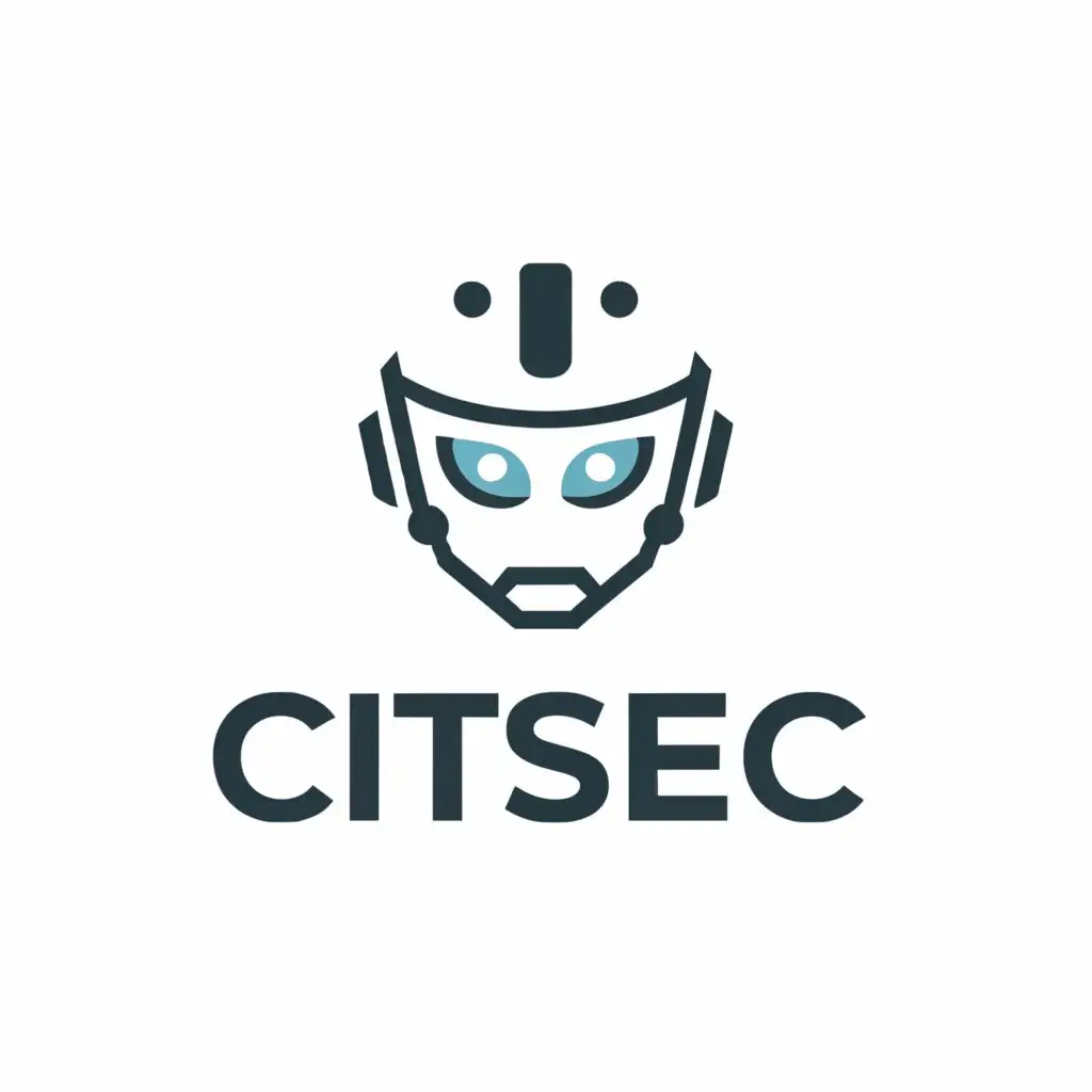 a logo design,with the text "CITSEC", main symbol:AI,Moderate,be used in Technology industry,clear background
