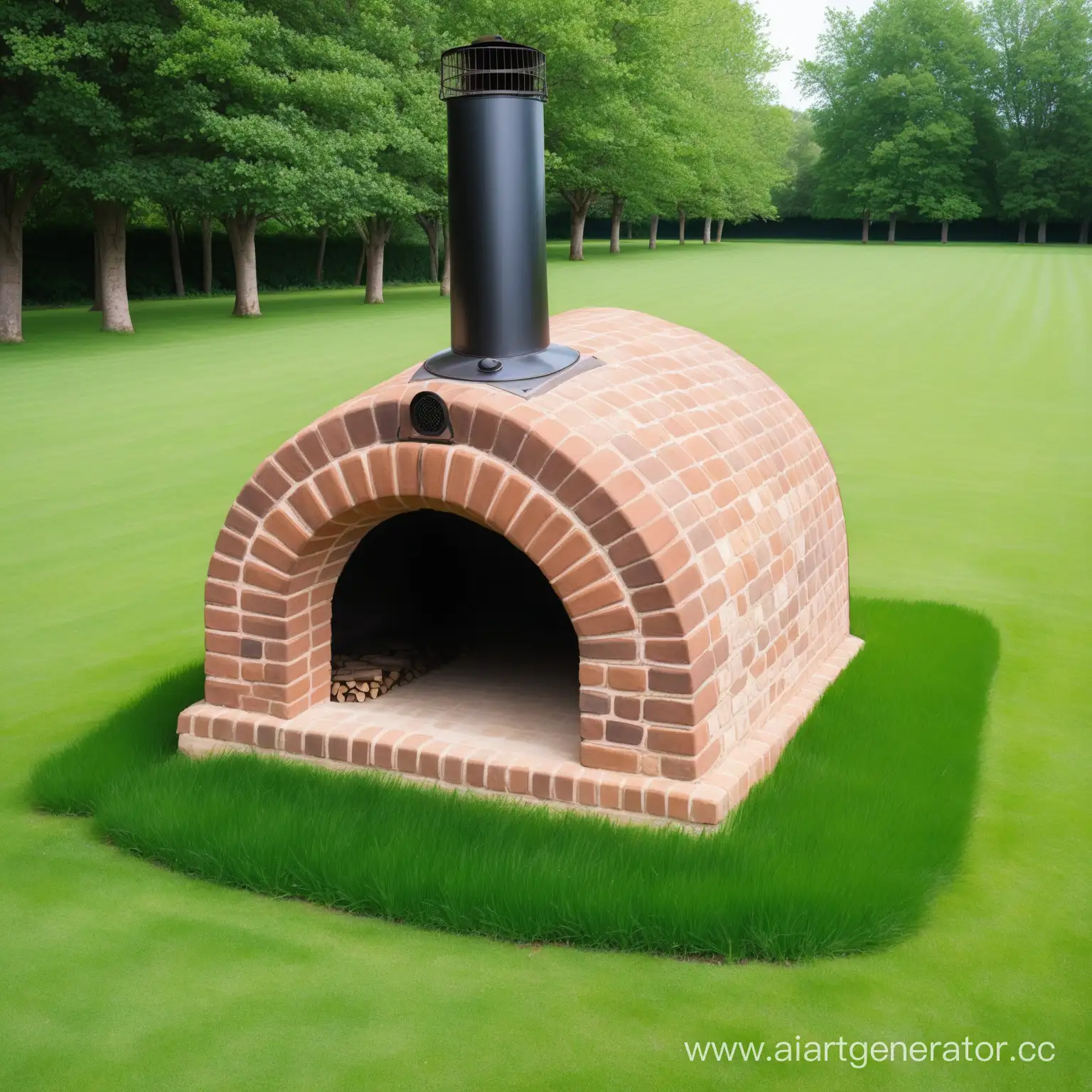 Traditional-Georgian-Oven-amidst-Lush-Green-Grass