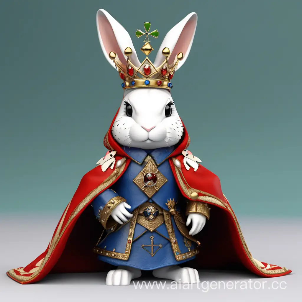 Regal-Rabbit-with-Crown-and-Royal-Cloak