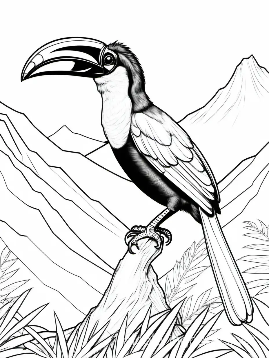 PlateBilled-Mountain-Toucan-Coloring-Page