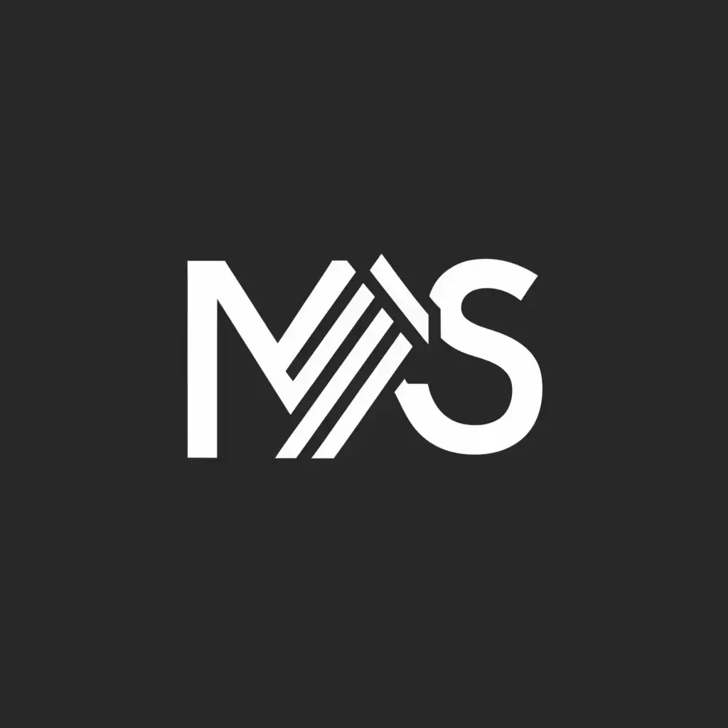 a logo design,with the text "M.S", main symbol:mountain,Moderate,be used in Construction industry,clear background