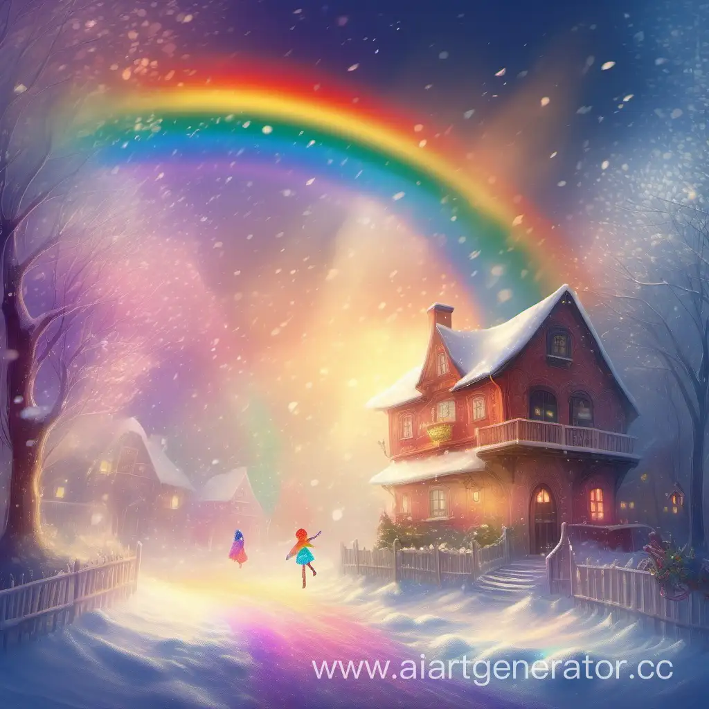 Enchanting-FairyTale-World-Magical-Blizzard-and-Rainbow-Delight