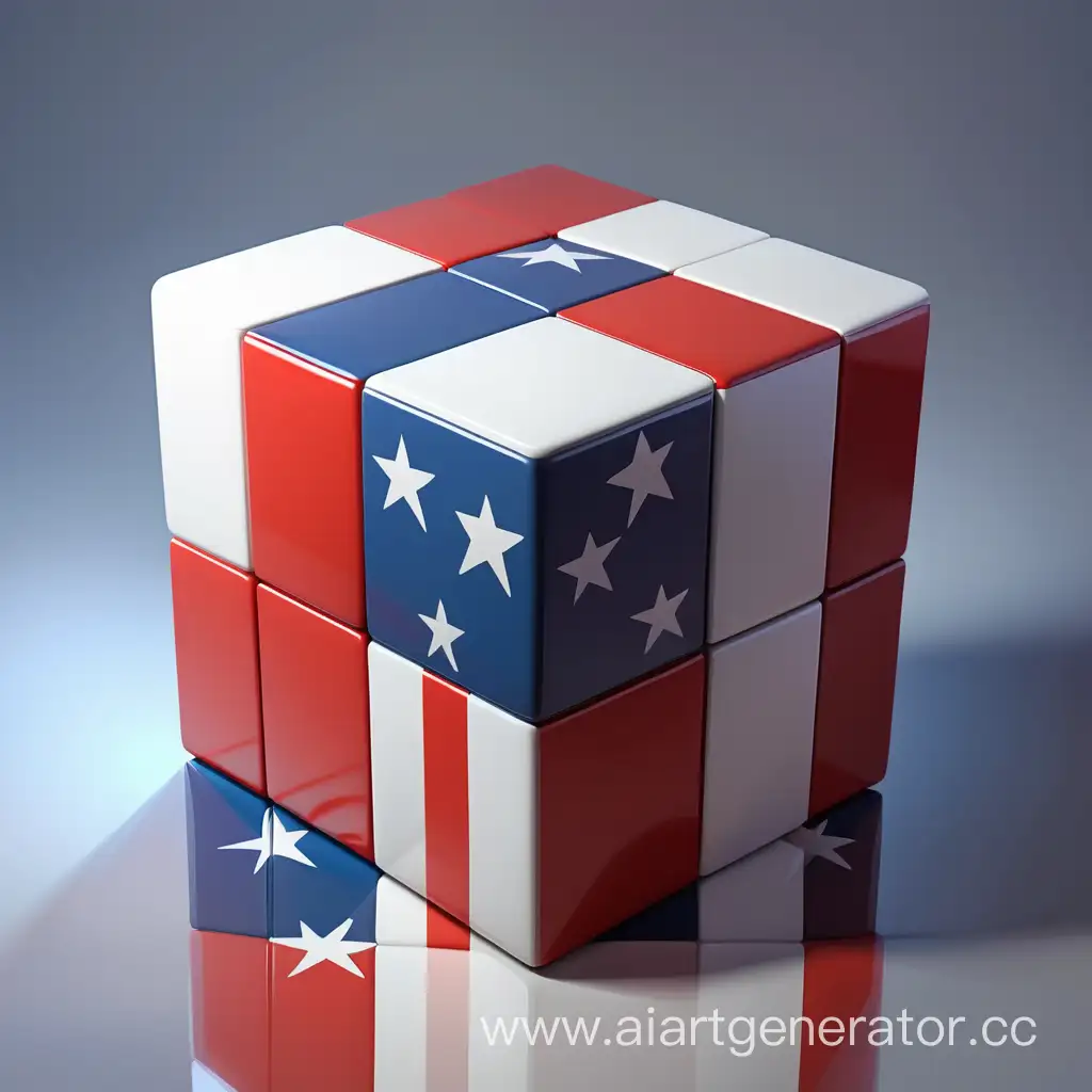 Patriotic-Upbringing-Cube-Art-Symbolic-Tribute-to-National-Values
