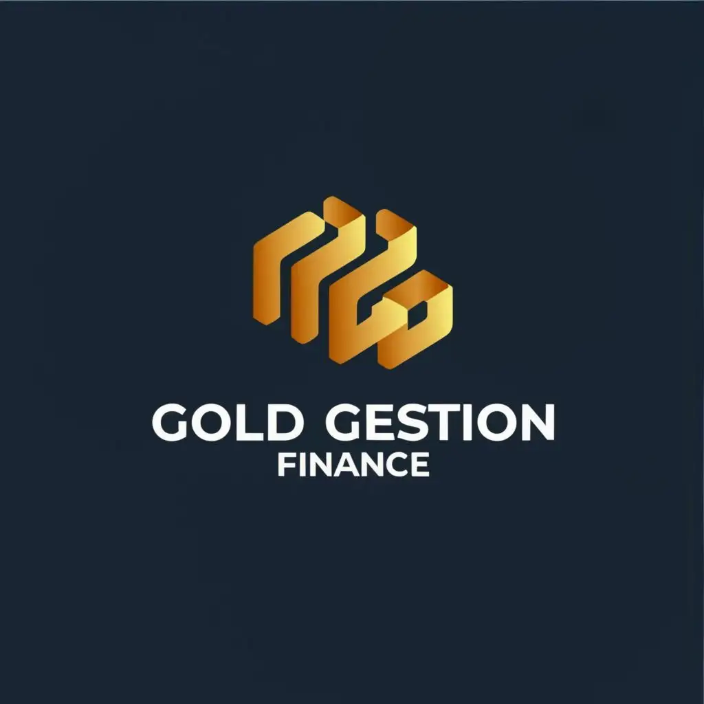 logo, Finance, with the text "Gold Gestion Finance", typography, be used in Finance industry