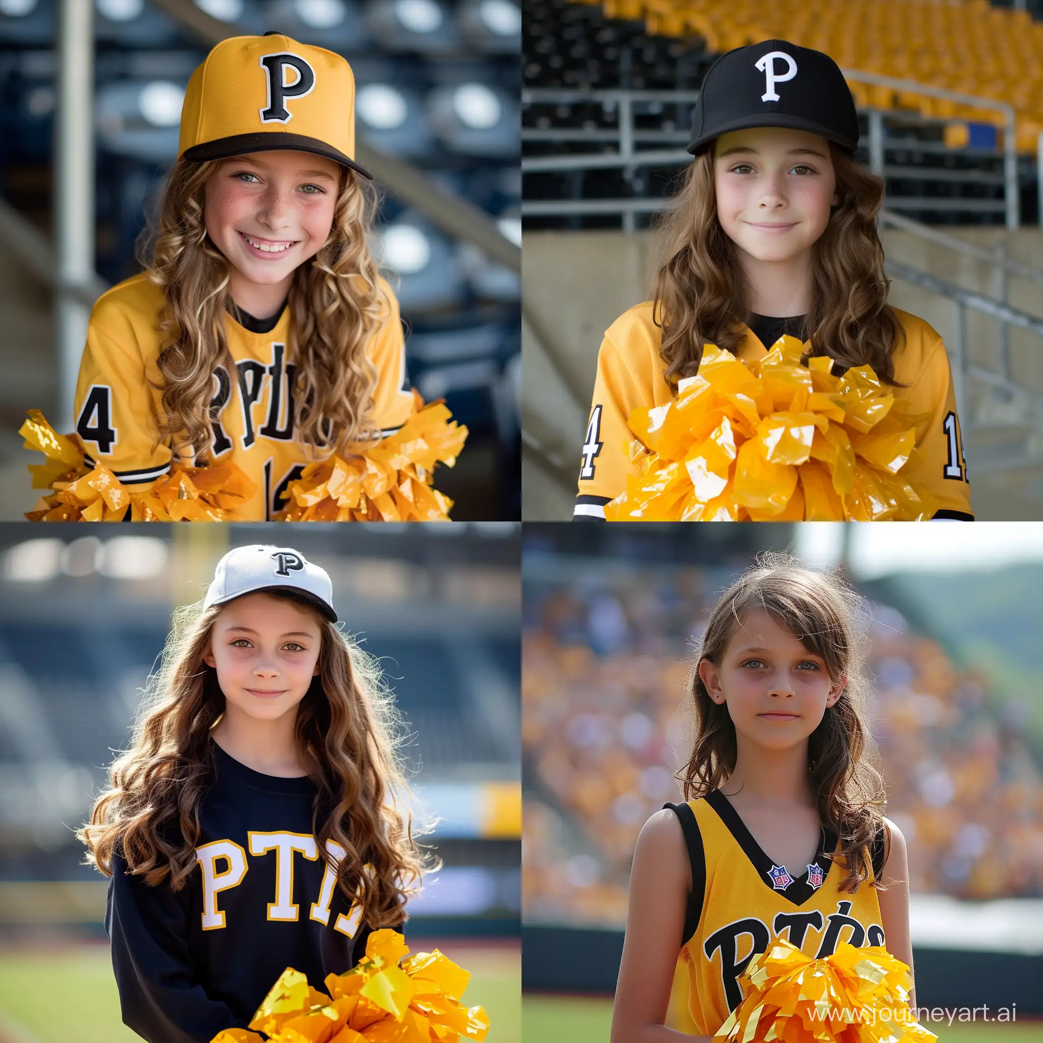 Pittsburgh Pirates 13-14 year old cheerleader