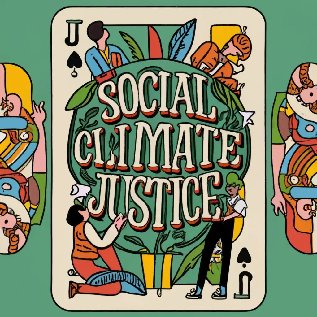 LOGO-Design-For-Social-Climate-Justice-Green-Playing-Cards-with-Global-Unity-Theme