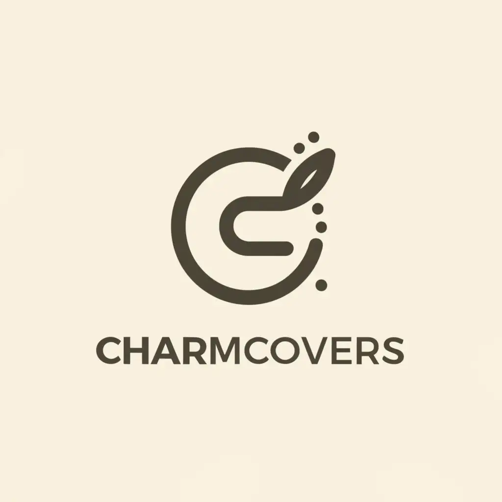 a logo design,with the text "CharmCovers", main symbol:C,Moderate,be used in Beauty Spa industry,clear background