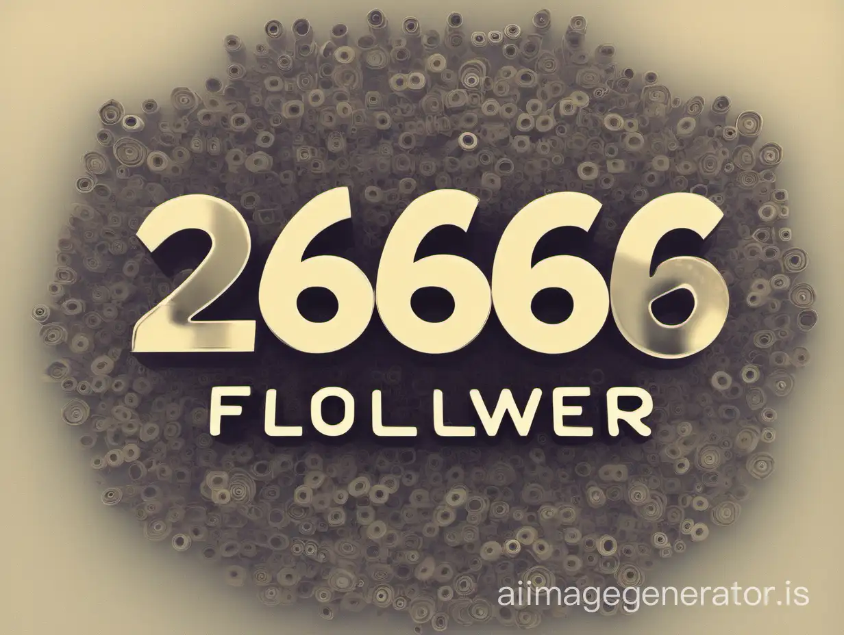 Joyful Gathering of 2666 Followers Celebrating Success | AI Image Generator