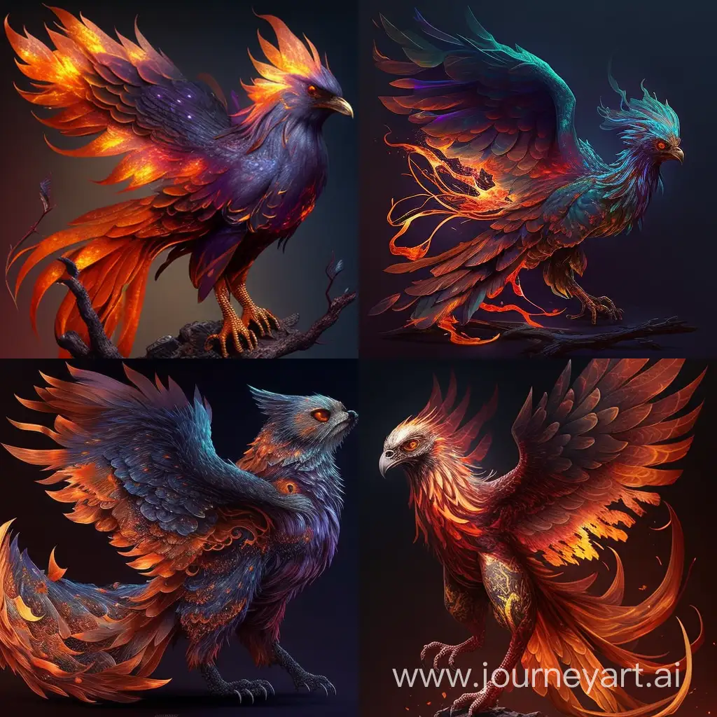 Majestic-Phoenix-Fantasy-Animals-Digital-Art