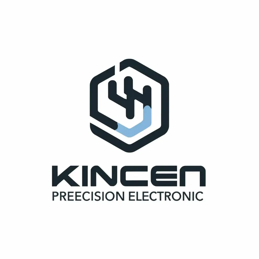 a logo design,with the text "Kinсeen precision electronic", main symbol:microchip,Умеренный,be used in Технологии industry,clear background