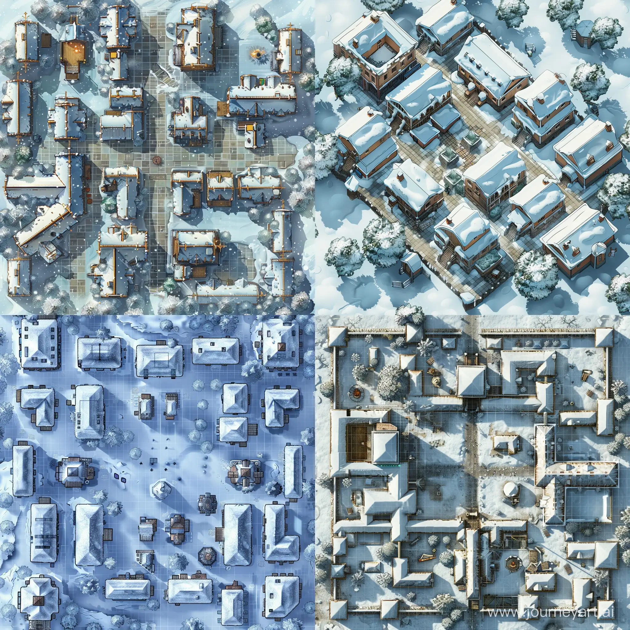 SnowCovered-City-Map-for-DD-Detailed-TopDown-Grid-View