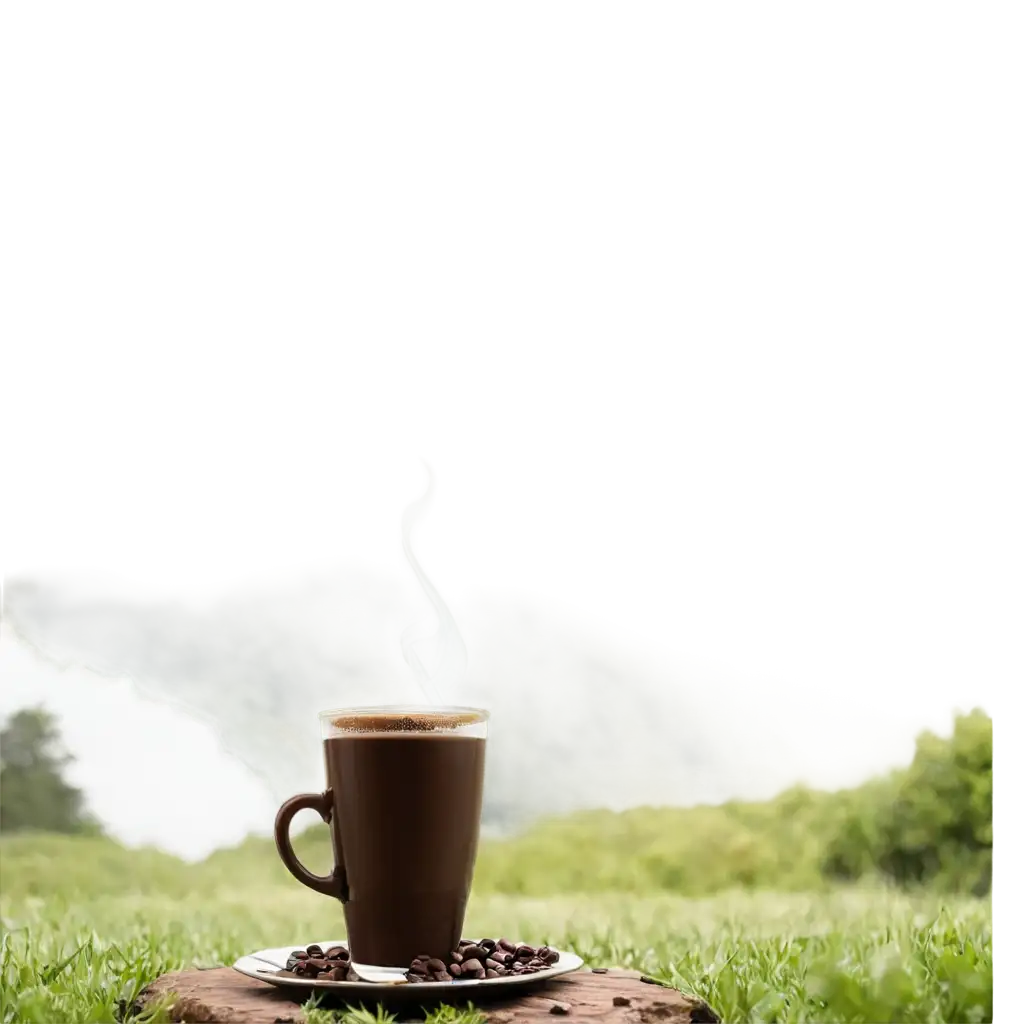 Stunning-Coffee-in-Nature-PNG-Imagery-Capturing-the-Essence-of-Caffeinated-Serenity