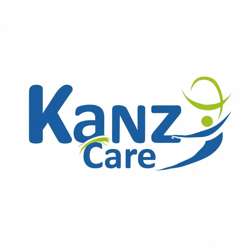 LOGO-Design-for-Kanz-Care-Tranquil-Blue-and-Crisp-White-Typography-Emblem