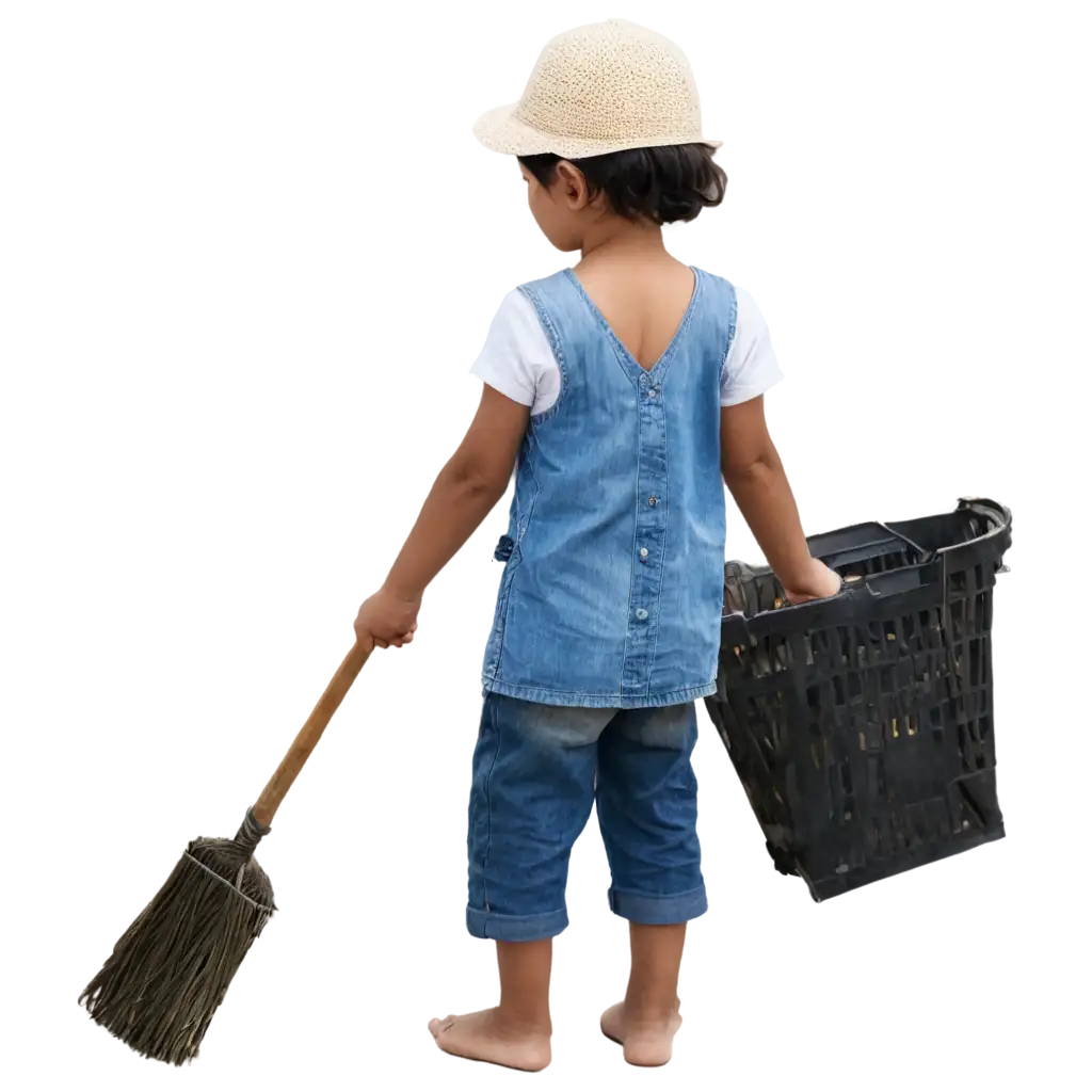 HighQuality-PNG-Image-Depiction-of-Asian-Child-Labour-from-Behind