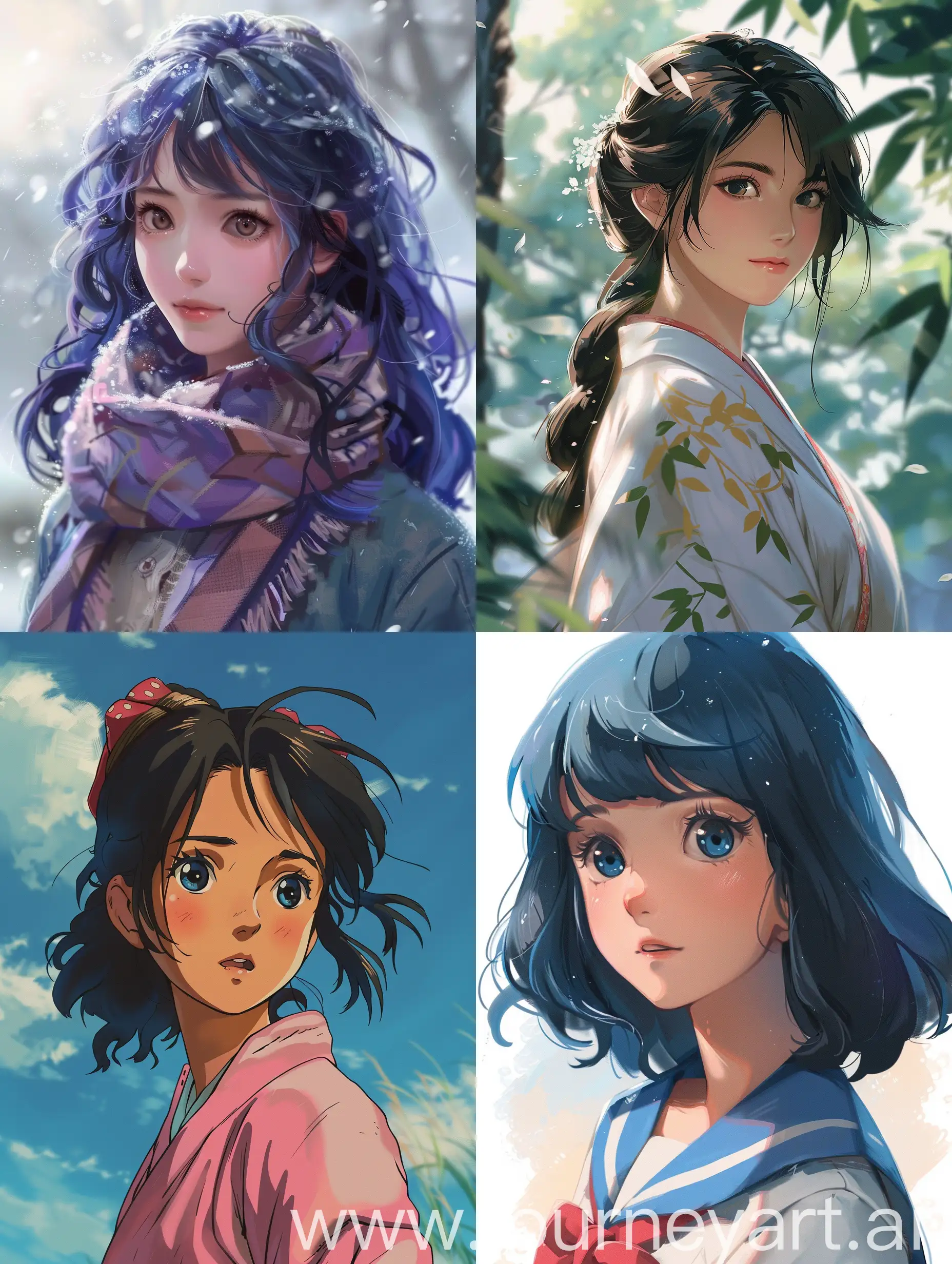 Studio-Ghibli-Inspired-Anime-Girl-Portrait