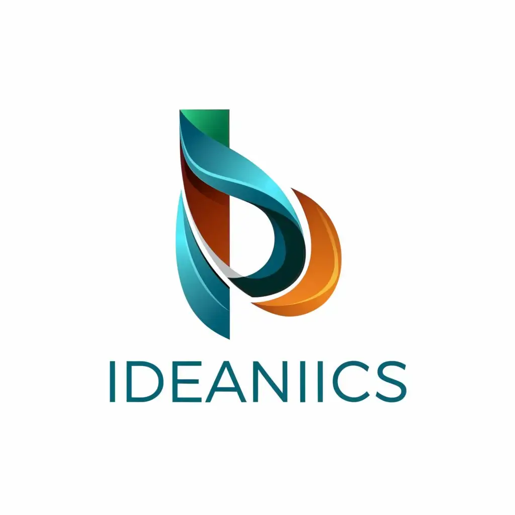 a logo design,with the text "Ideanics", main symbol:I,Moderate,be used in Finance industry,clear background
