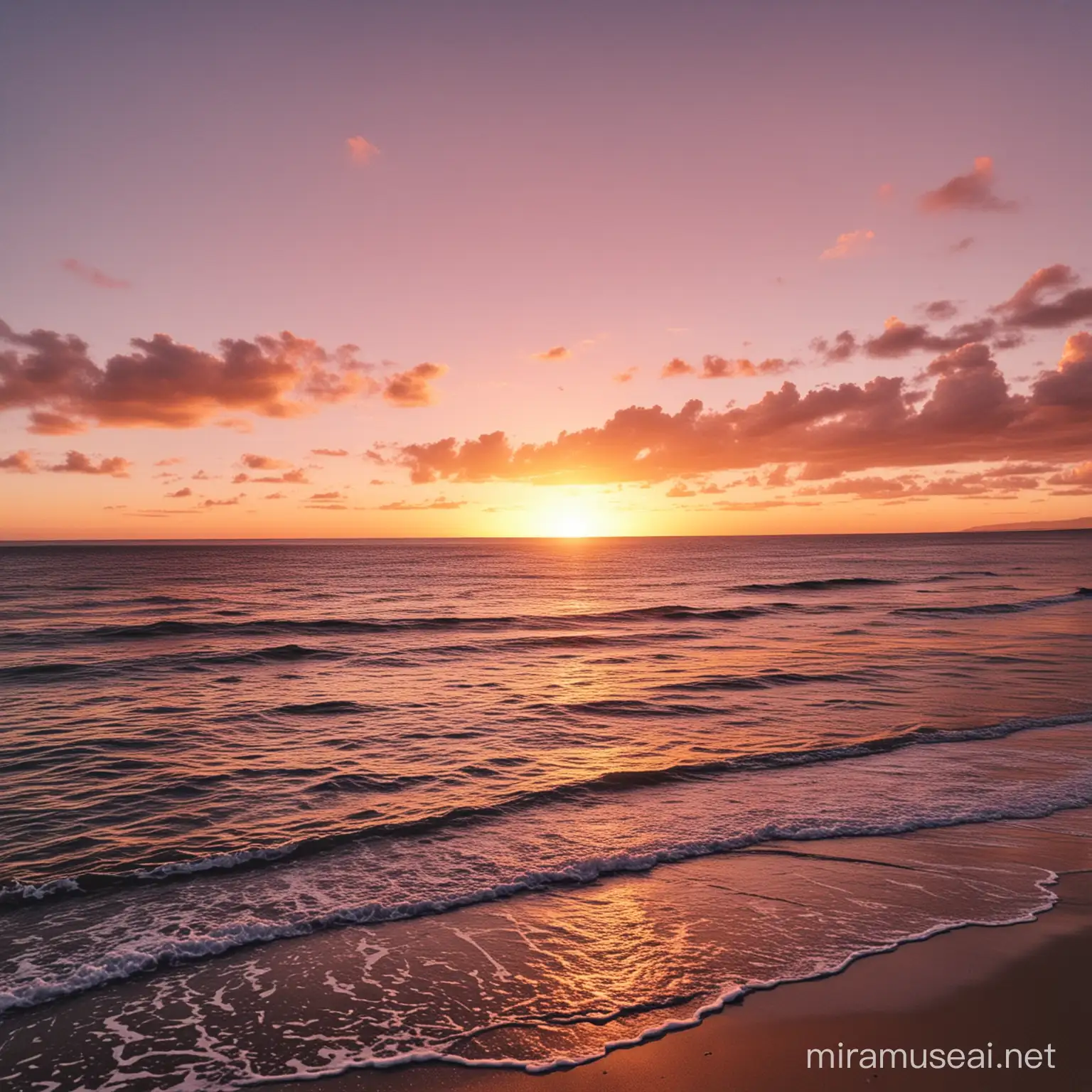 ATARDECER EN LA PLAYA