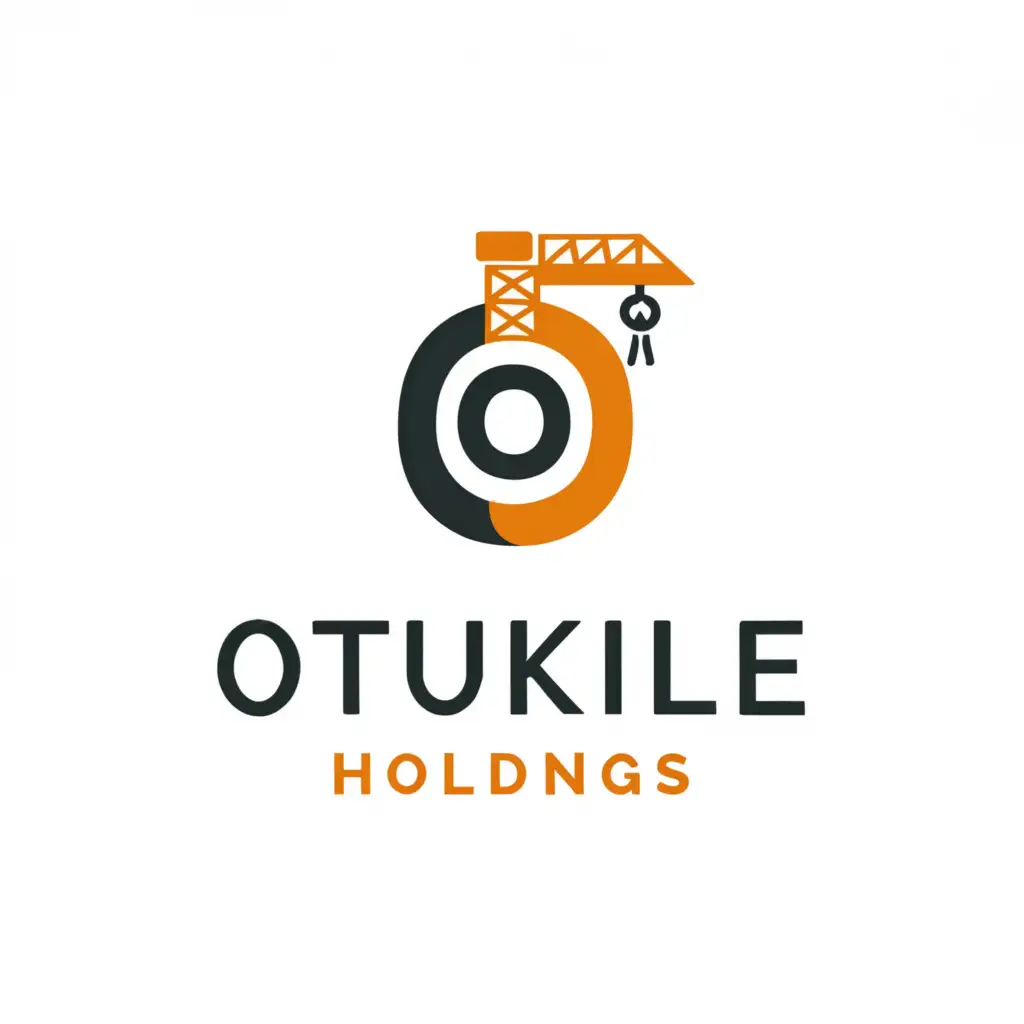 a logo design,with the text "Otukile Holdings", main symbol:Letter o ,Moderate,be used in Construction industry,clear background