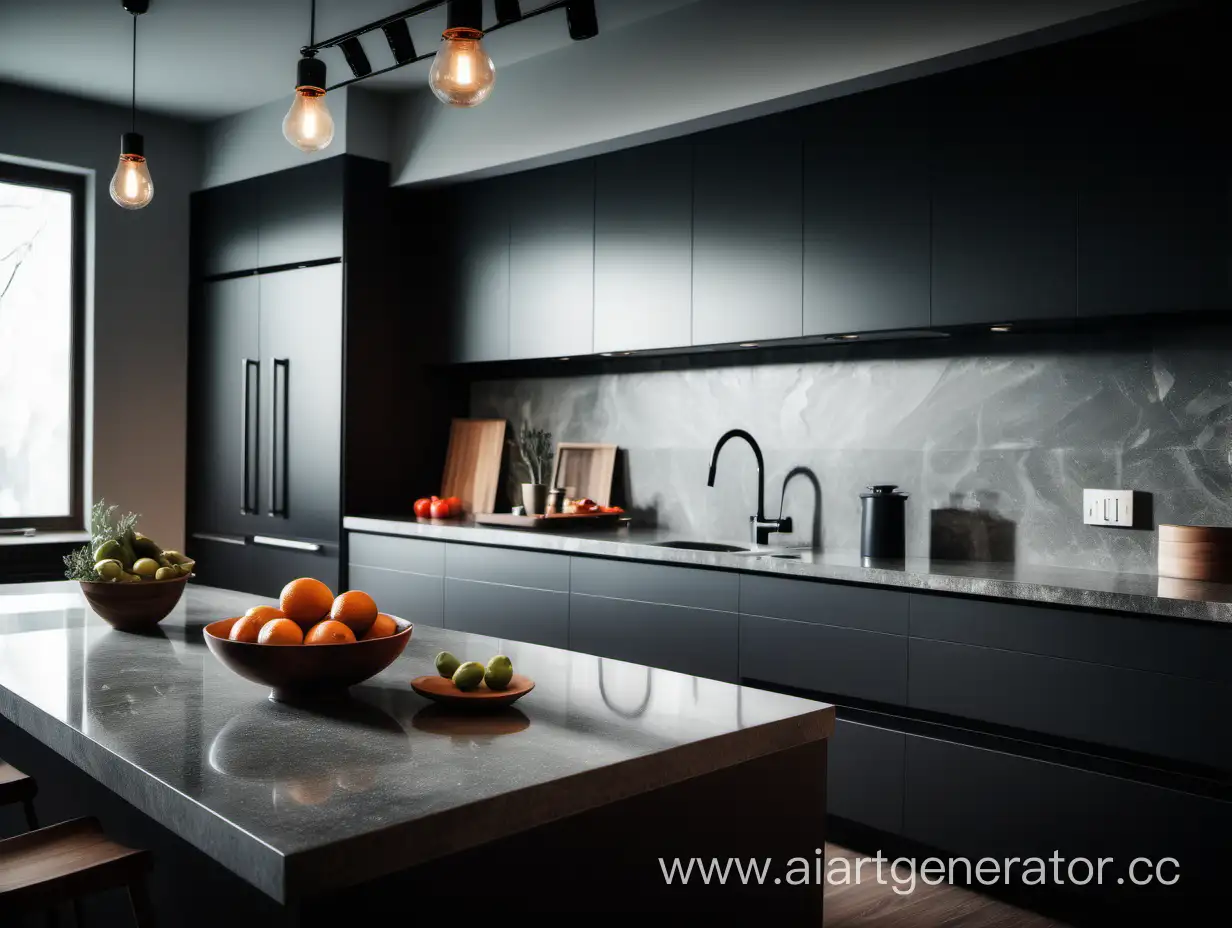 Elegant-Modern-Kitchen-Countertop-in-Cinematic-Style