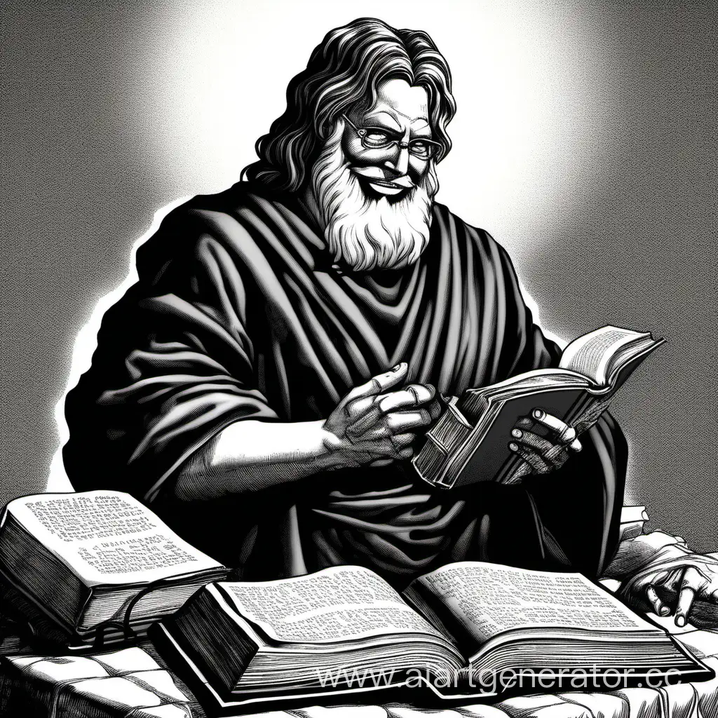 Satirical-Illustration-Dark-Humor-Depiction-by-Bible-Author