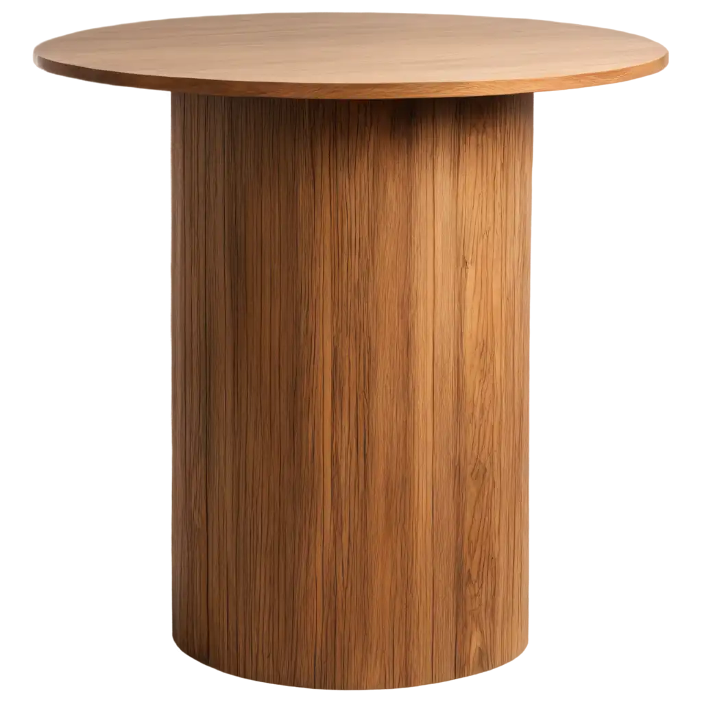 round wooden podium
