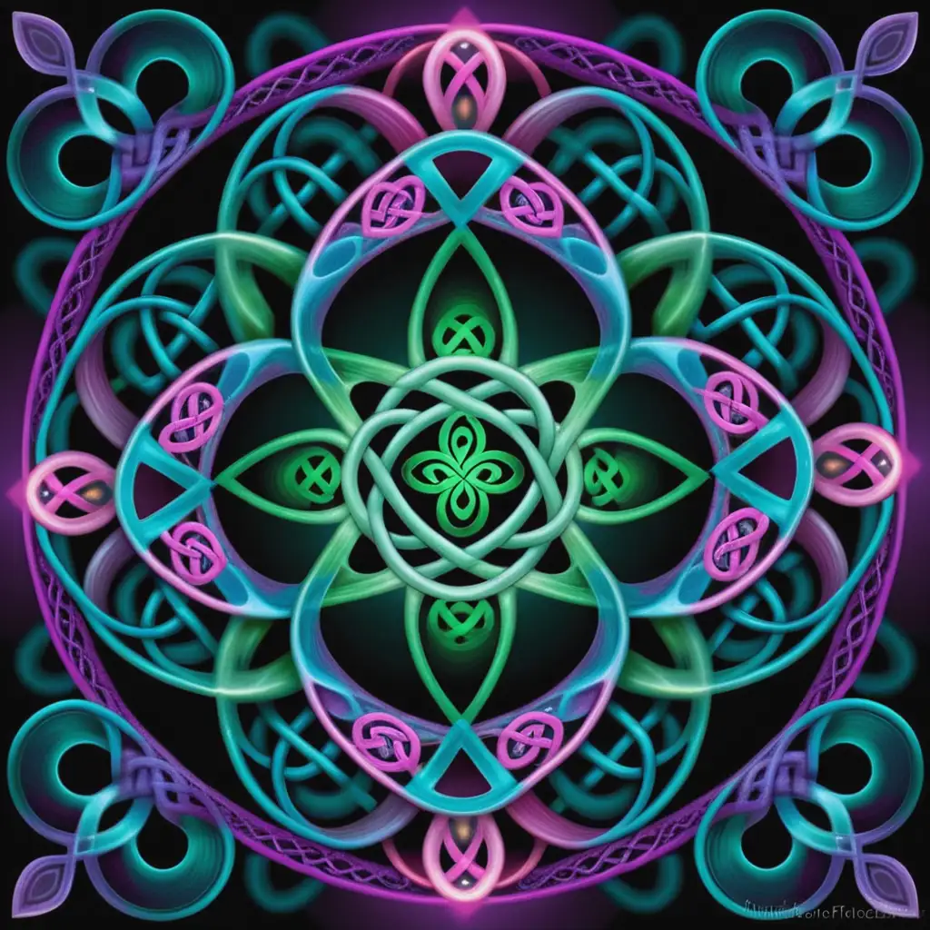 A celtic fractal that is grounded in love
