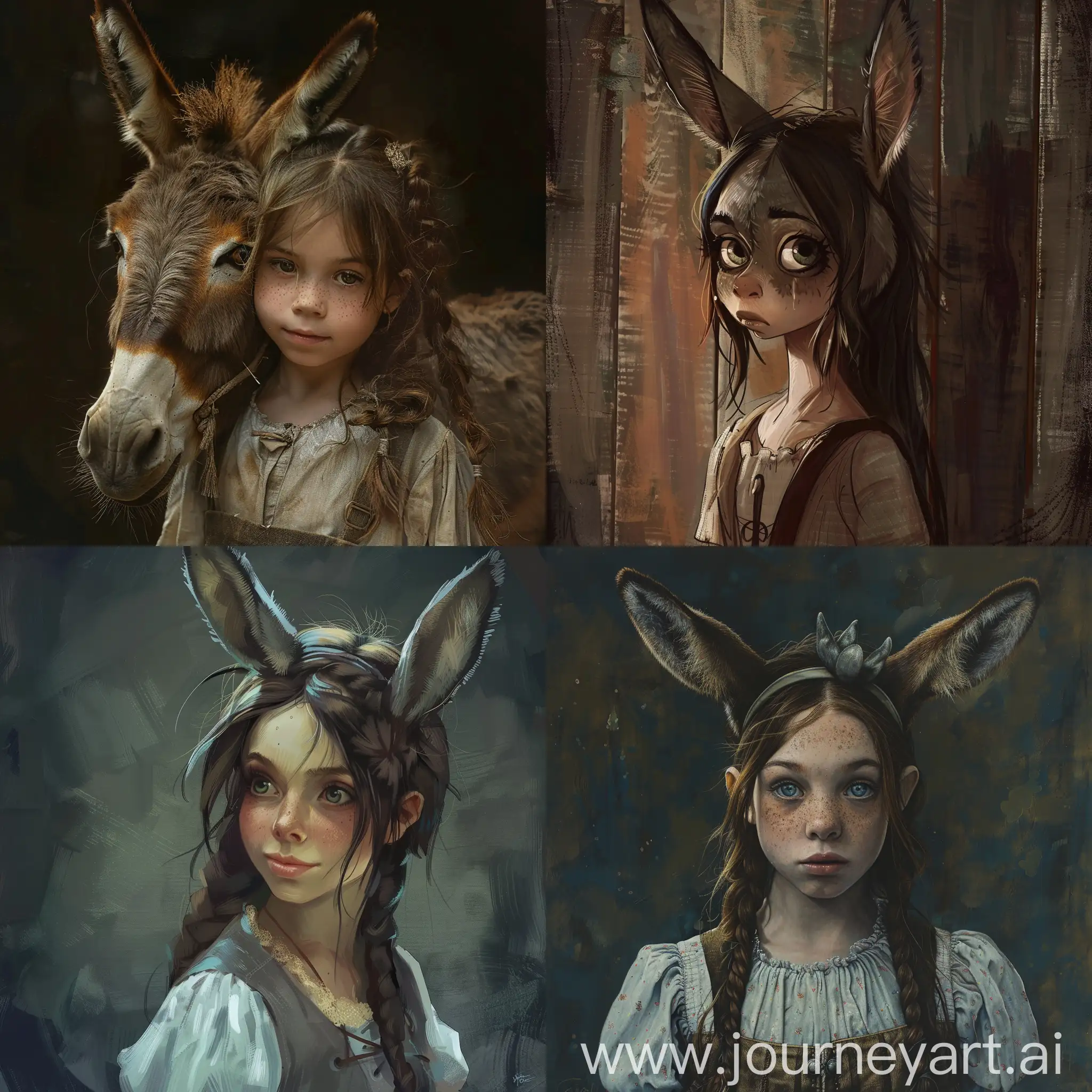 Adorable-Donkey-Girl-Portrait