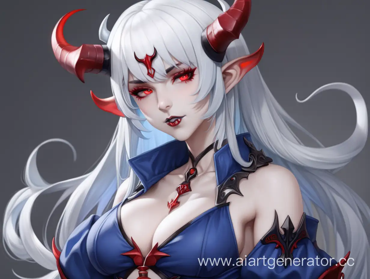 Succubus-Queen-with-White-Hair-Red-Horns-and-Blue-Clothing
