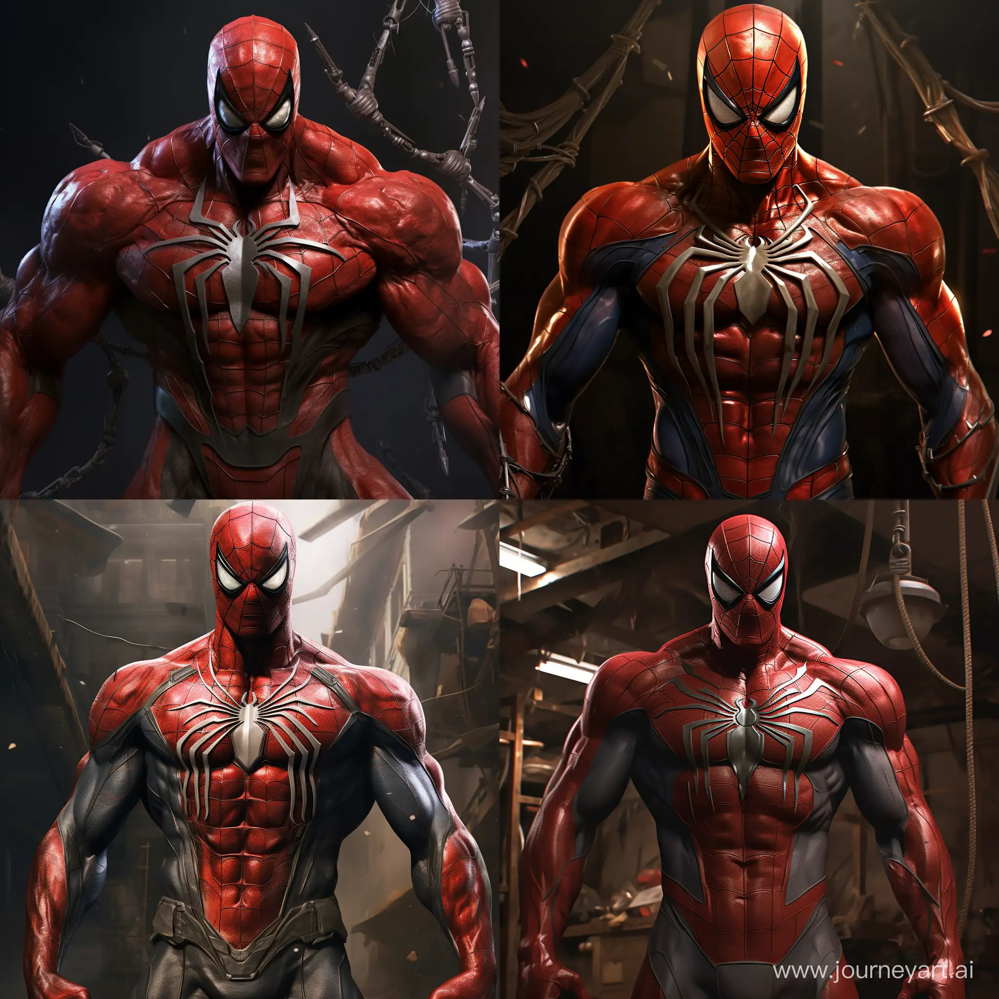 Powerful-SpiderMan-in-Dynamic-Pose