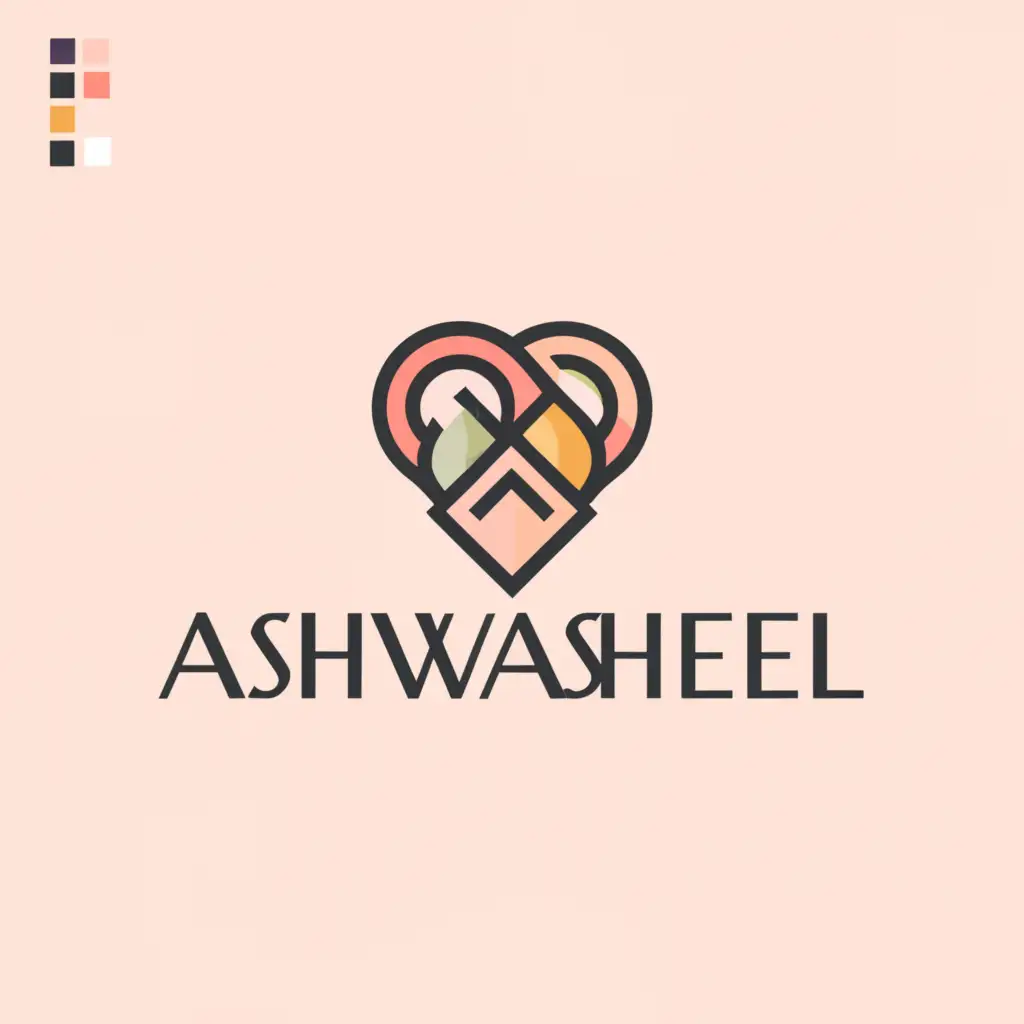 a logo design,with the text "ASHWASHEEL", main symbol:SEXUAL,Moderate,clear background