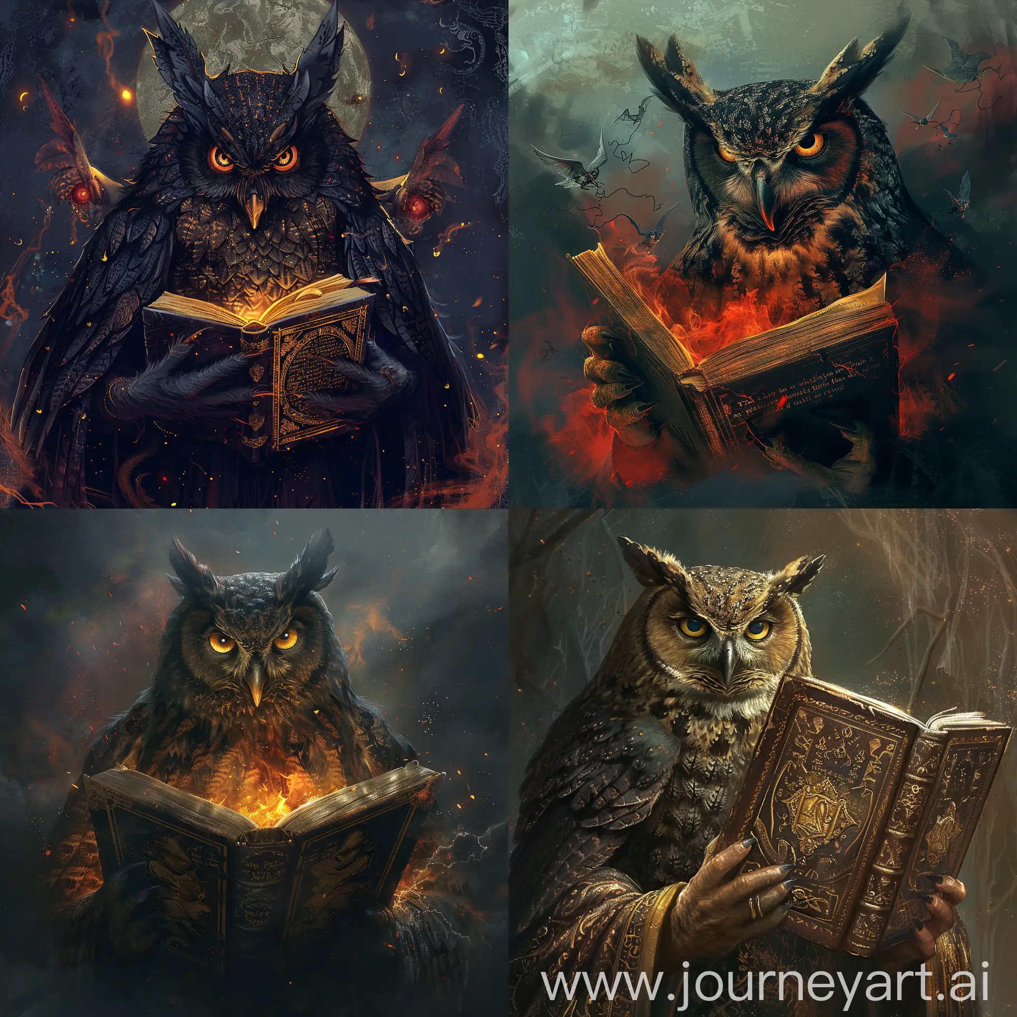 Dark-Lord-OwlDemon-with-Sinful-Spellbook