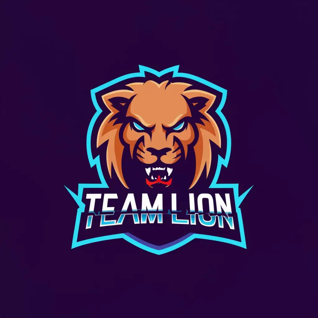 LOGO-Design-for-Team-Lion-Dynamic-ESports-Emblem-on-a-Clear-Background