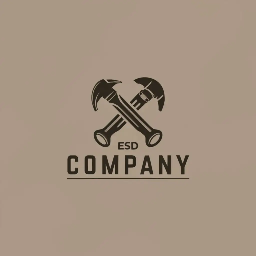 a logo design,with the text "Company", main symbol:Color Scheme: Choose colors that resonate with construction themes (e.g., earthy tones, steel gray, or safety yellow). Images: Consider adding images related to construction (e.g., tools, buildings, or construction equipment).,Moderate,be used in Construction industry,clear background