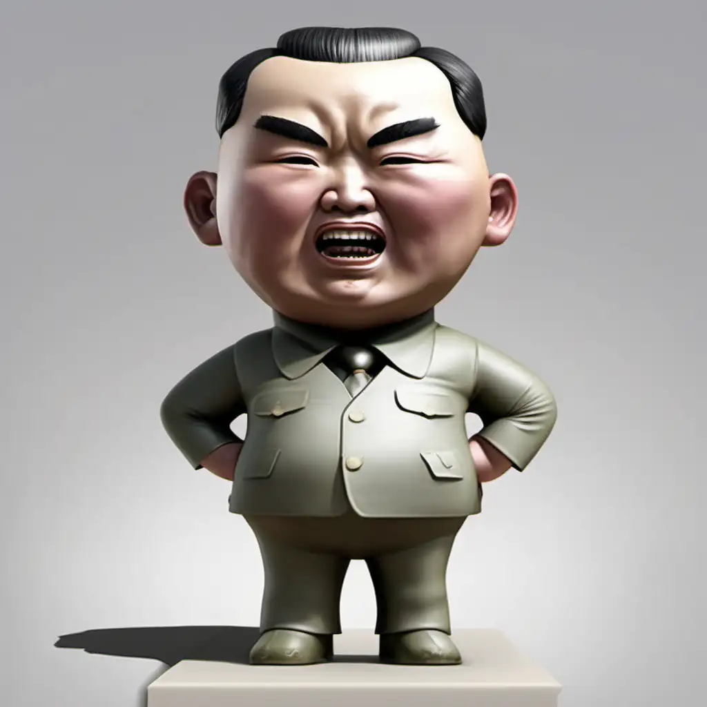 Kim Jong Uns Face Superimposed on Different Body