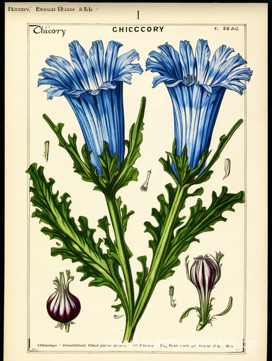 Vibrant-Chicory-Bouquet-Beautiful-Wildflowers-in-Full-Bloom