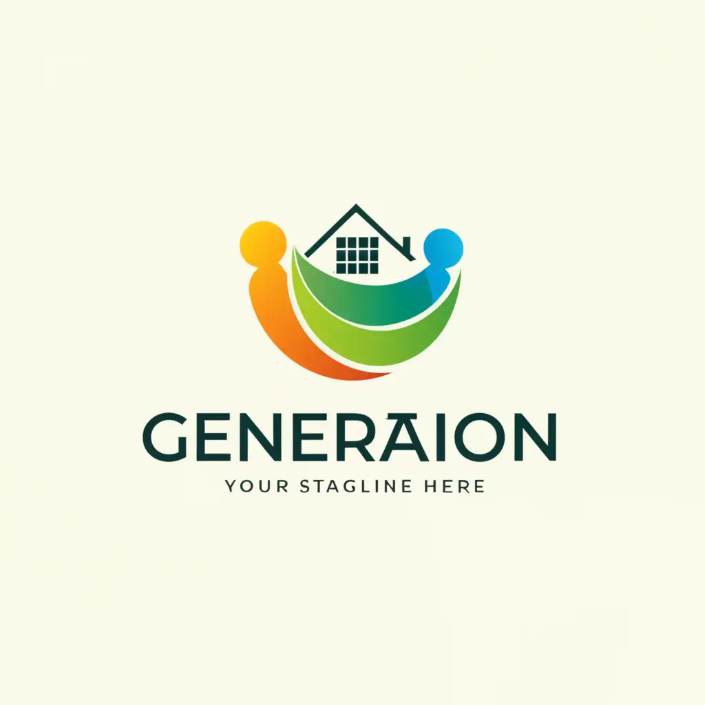 a logo design,with the text 'generation', main symbol:planet,Moderate, be used in Home Family industry, clear background