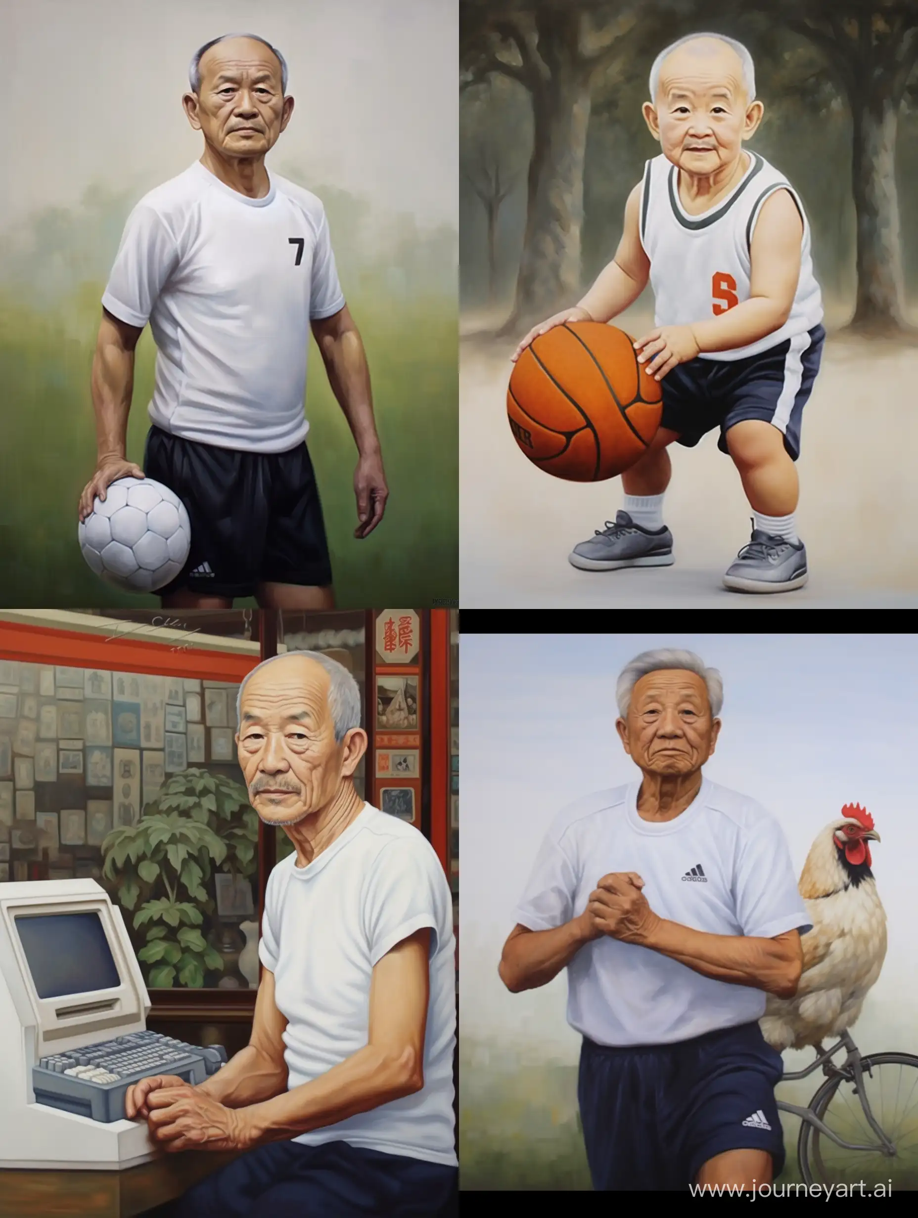 Chinese-Athlete-in-White-Socks-Real-Person-Portrait
