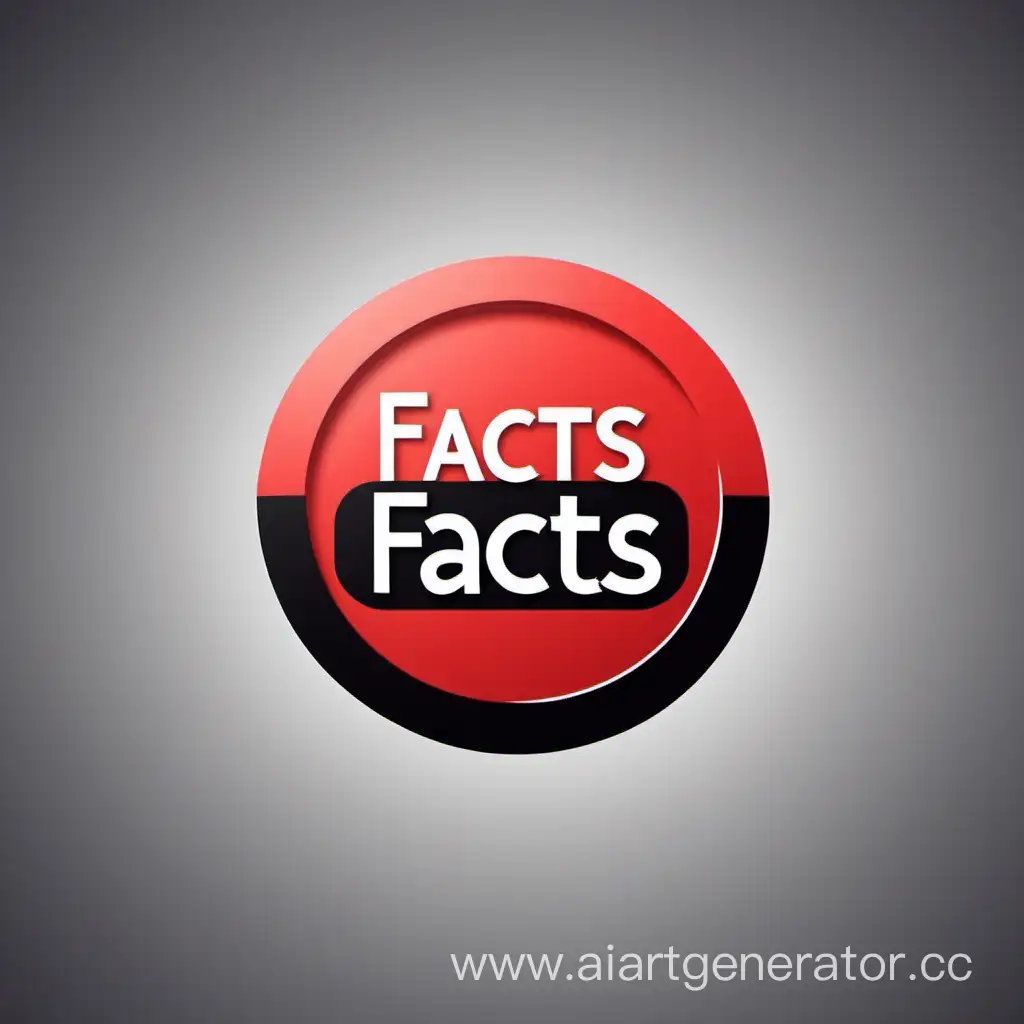 Логотип для ютуб канала про факты