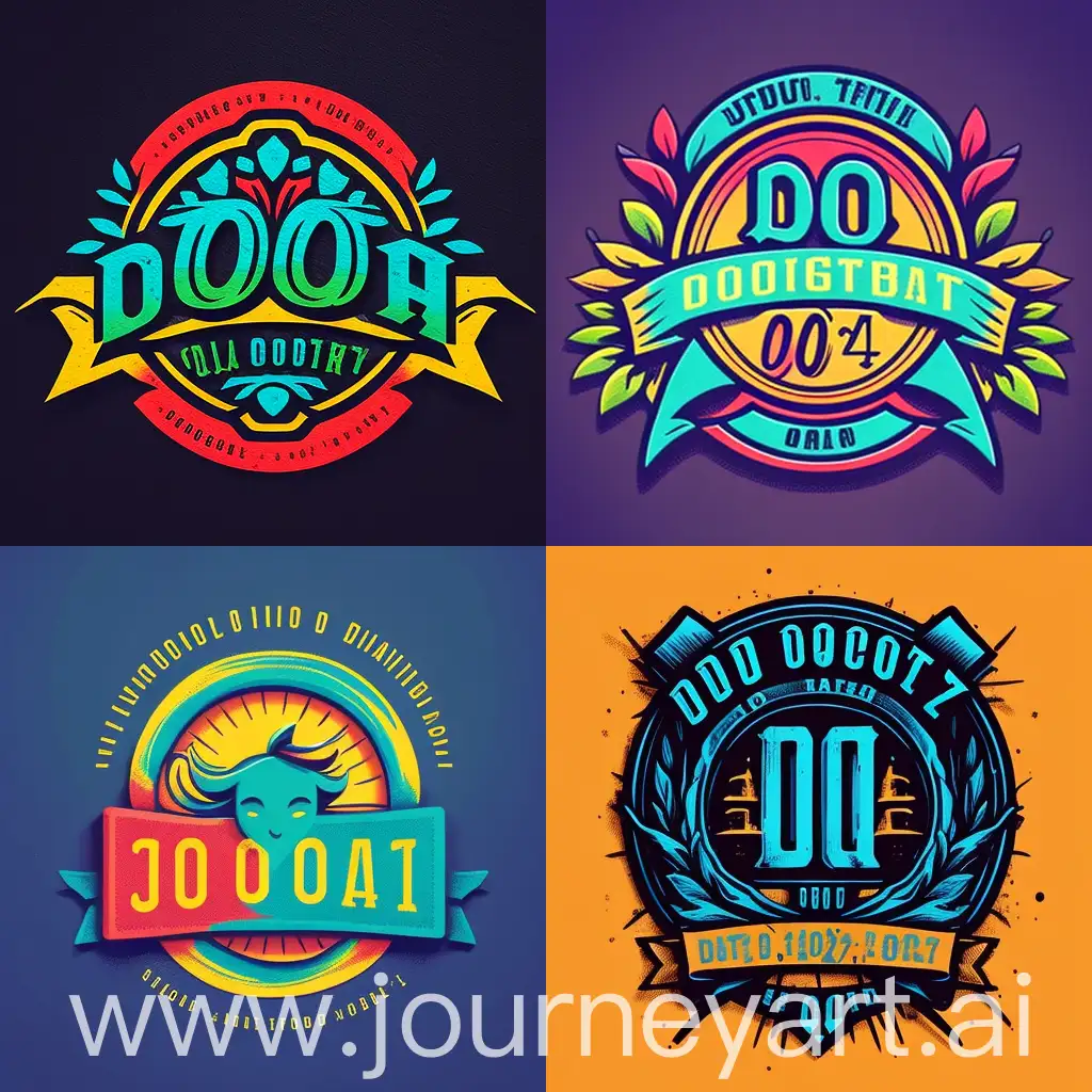 设计一个404的宿舍logo，要求是颜色明亮，有独特个性的
