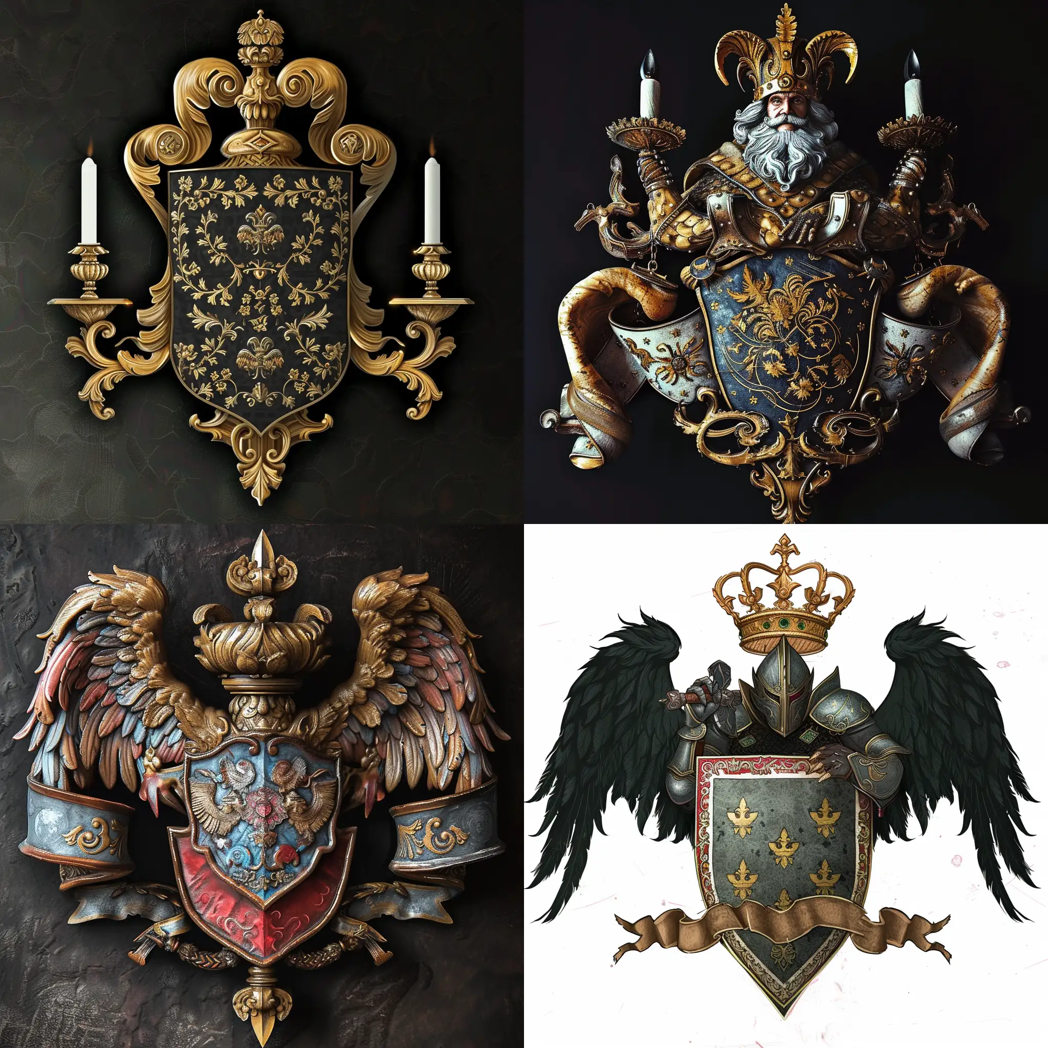 Make a coat of arms of adventurers